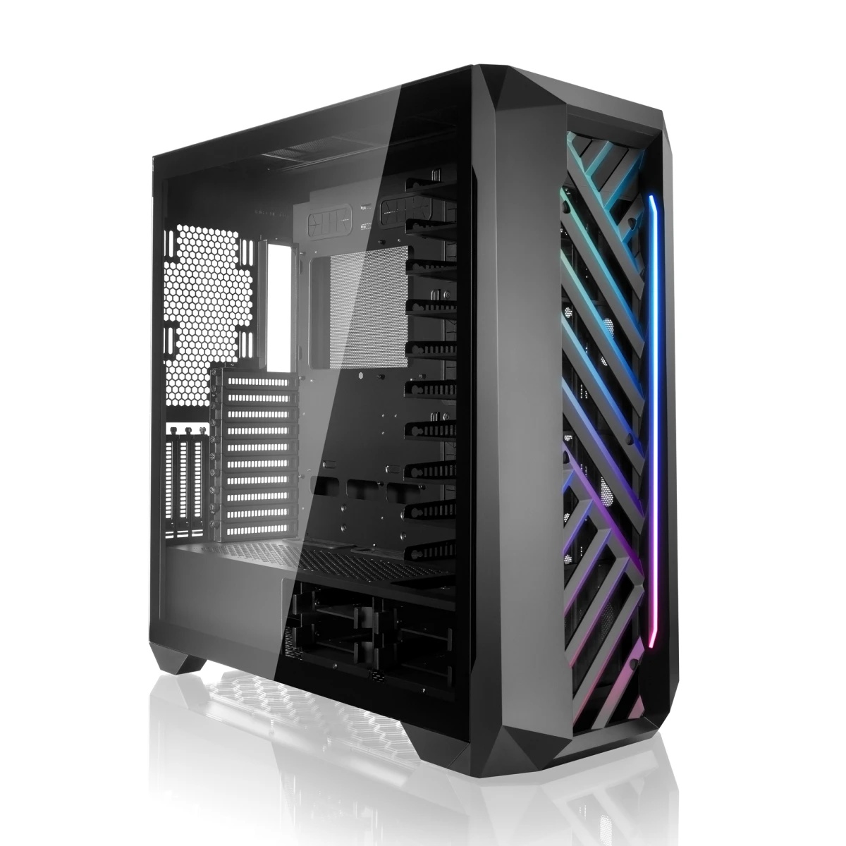 Корпус без блока питания/ Case Raijintek ZOFOS ULTRA, Full-Tower, TG, no fan, 2xUSB-A 3.0 + 1xUSB Ty