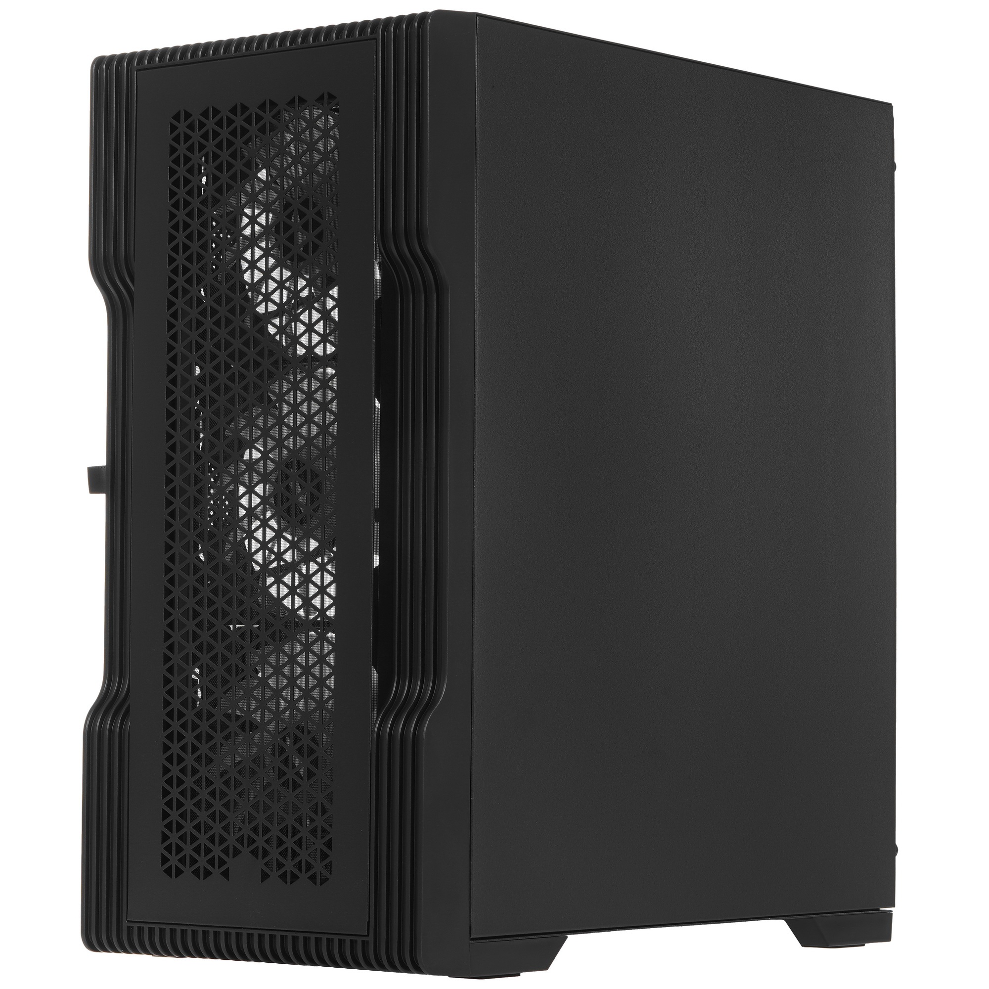 Компьютерный корпус 1STPLAYER TRILOBITE T3 Black / mATX, TG / 4x 120mm LED fans inc. / T3-BK-4F1