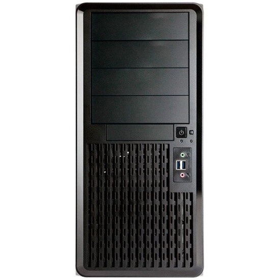 Компьютерный корпус Midi Tower InWin PE689 Black 750W P75F 80plus Gold USB3.0*2+A(HD)+front fan 120m