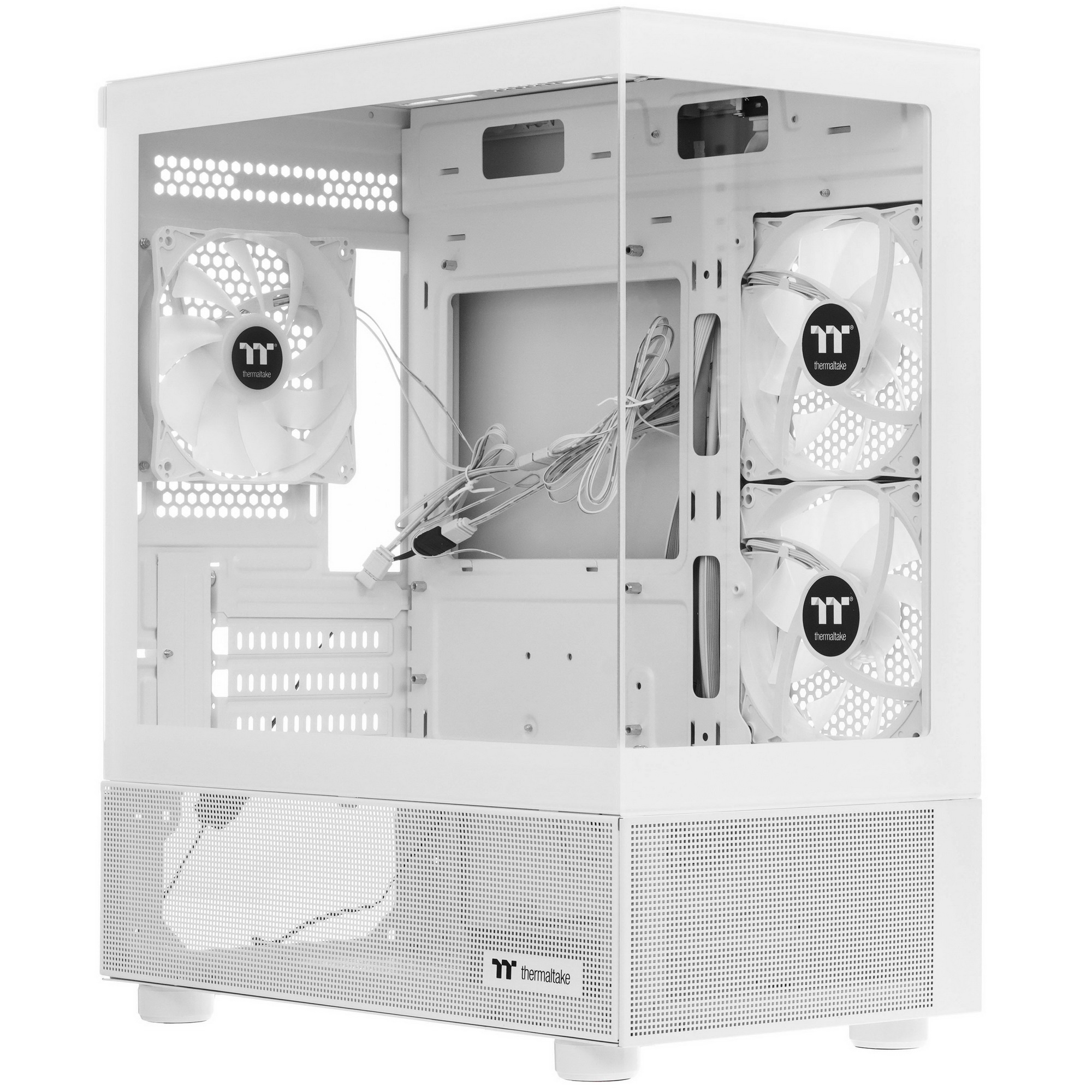 Корпус Thermaltake View 170 TG ARGB белый без БП mATX 4x120mm 2x140mm 1x200mm 2xUSB3.0 audio bott PS