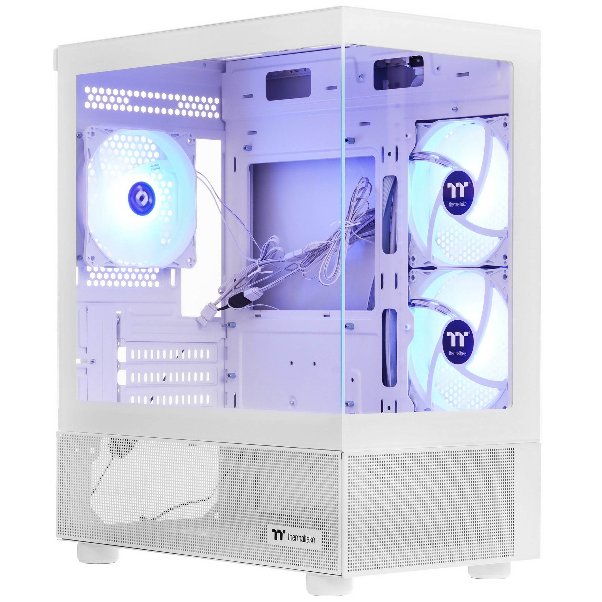 Корпус Thermaltake View 170 TG ARGB белый без БП mATX 4x120mm 2x140mm 1x200mm 2xUSB3.0 audio bott PS