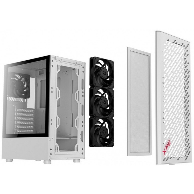 Компьютерный корпус ADATA XPG CRUISERST белый Mid-Tower, Micro-ATX, Mini-ITX, Standard-ATX