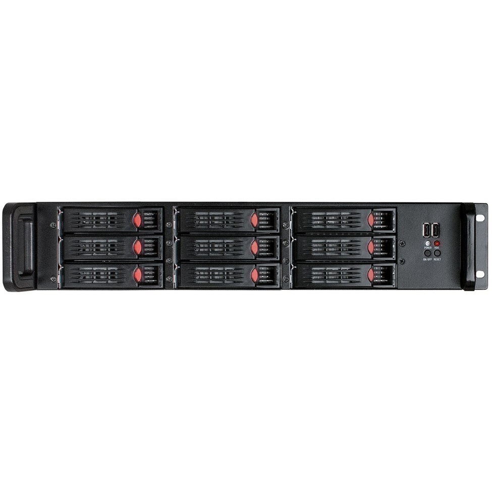 Серверный корпус ExeGate Pro 2U650-HS09 RM 19", высота 2U, глубина 650, БП 2U-400ADS, 9xHotSwap, 2*