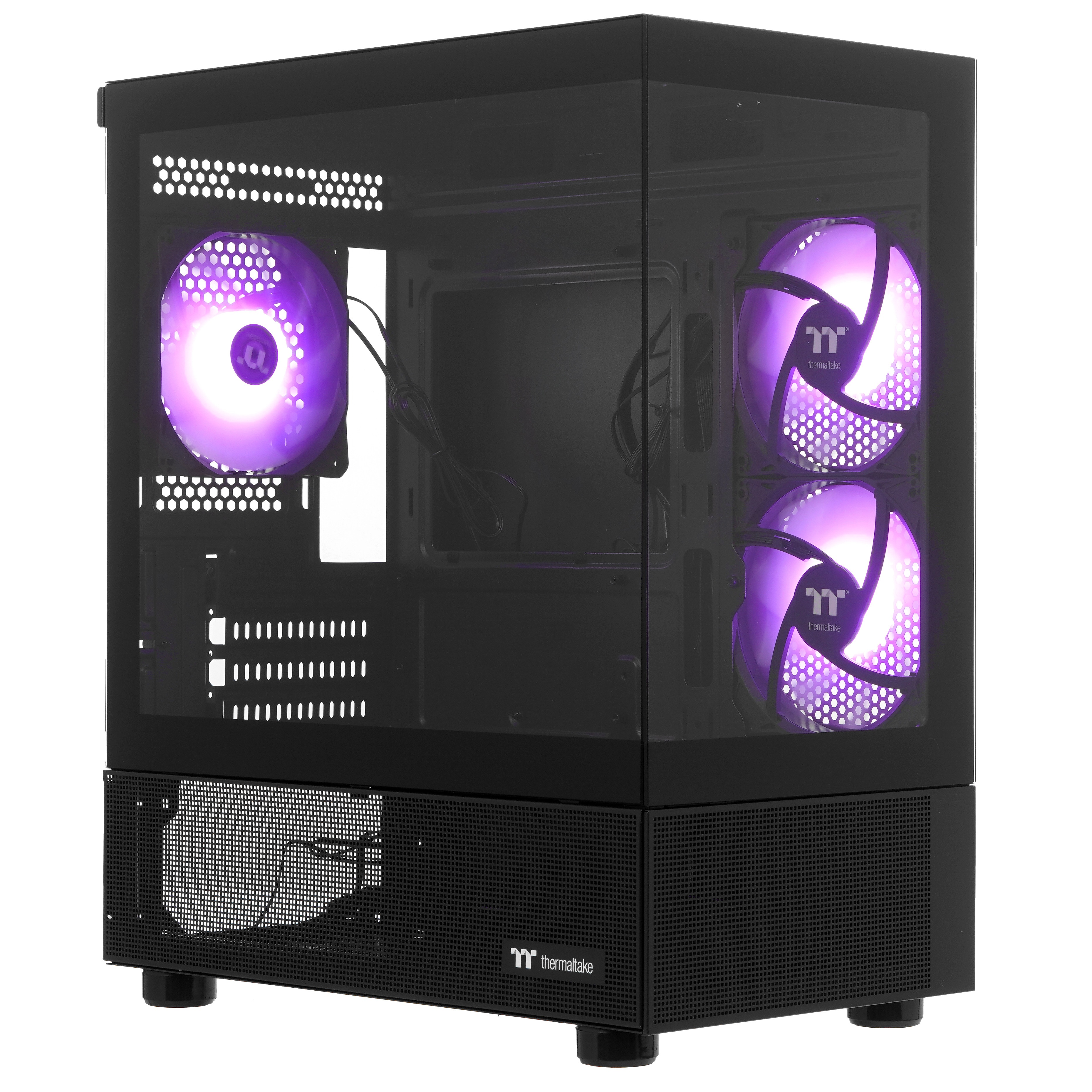 Компьютерный корпус Thermaltake View 170 TG ARGB черный без БП mATX 4x120mm 2x140mm 1x200mm 2xUSB3.0