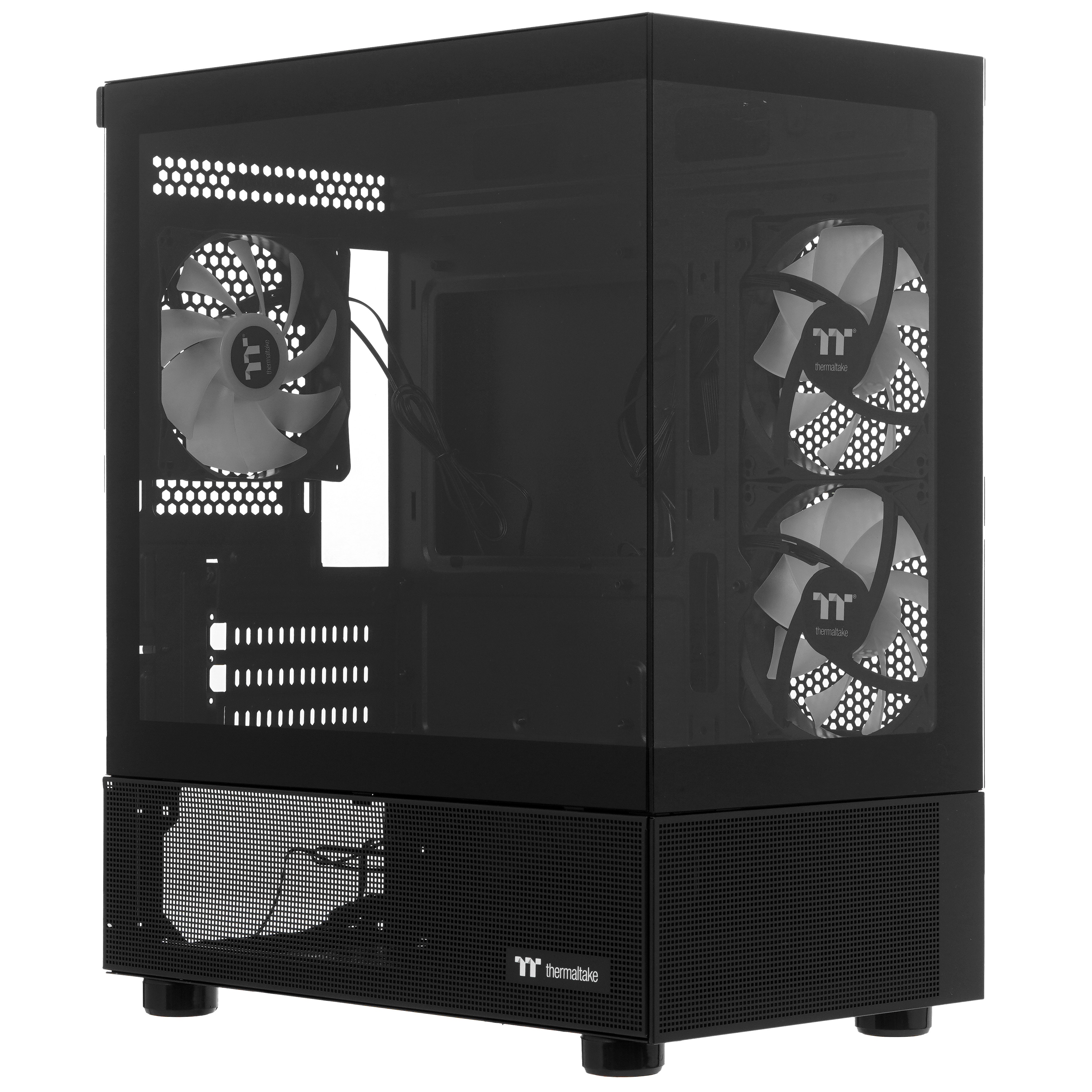 Компьютерный корпус Thermaltake View 170 TG ARGB черный без БП mATX 4x120mm 2x140mm 1x200mm 2xUSB3.0