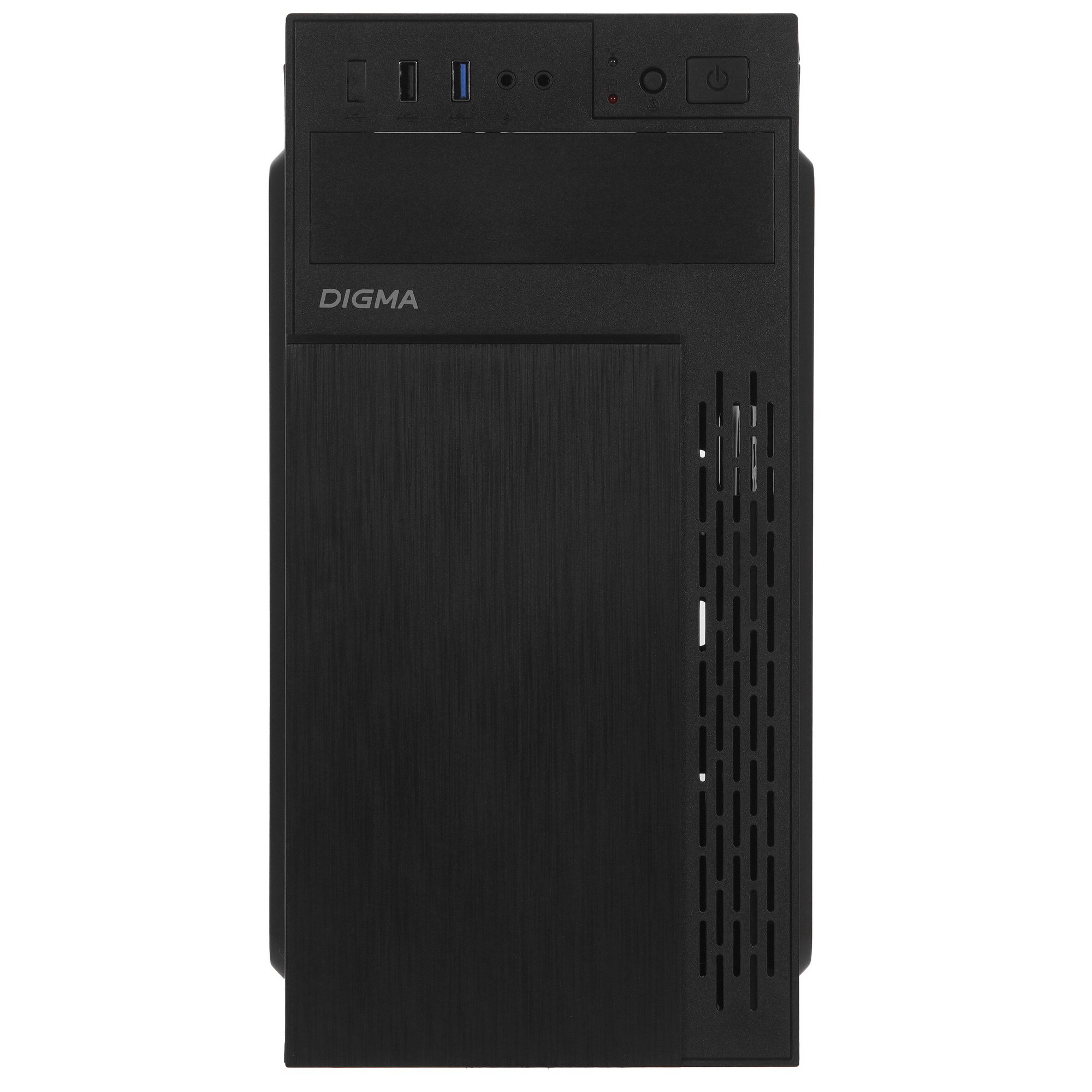 Компьютерный корпус Digma DCC-MN301 черный без БП mATX 1x80mm 2x120mm 1xUSB2.0 1xUSB3.0 audio