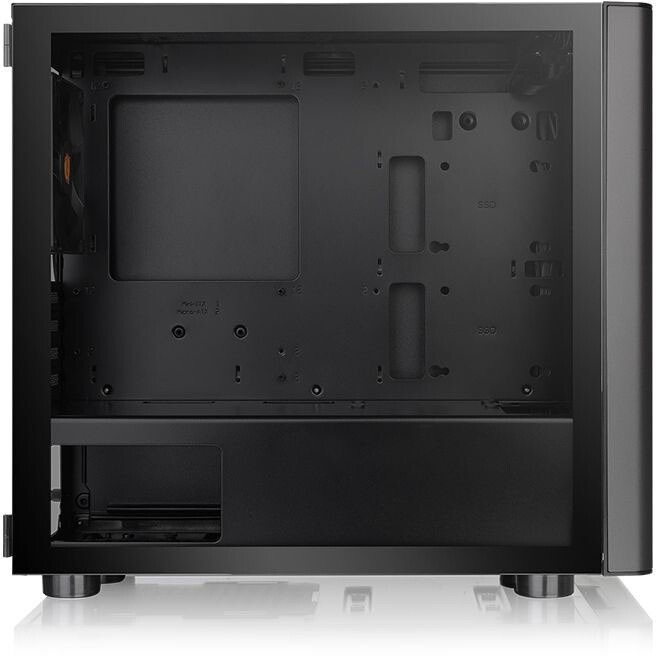 Компьютерный корпус Thermaltake V150 TG CA-1R1-00S1WN-00 Black/Win/SPCC/Tempered Glass*2/ 120mm Stan