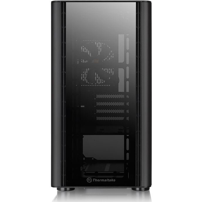 Компьютерный корпус Thermaltake V150 TG CA-1R1-00S1WN-00 Black/Win/SPCC/Tempered Glass*2/ 120mm Stan
