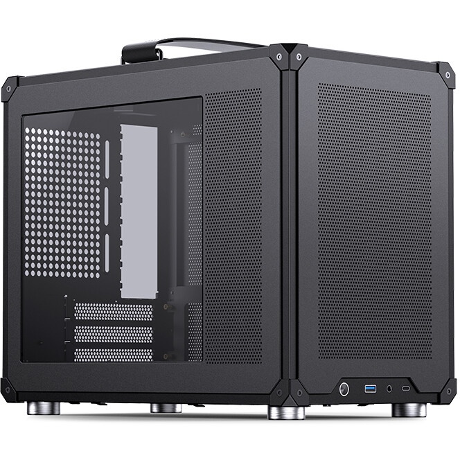 Компьютерный корпус Thermaltake V150 TG CA-1R1-00S1WN-00 Black/Win/SPCC/Tempered Glass*2/ 120mm Stan