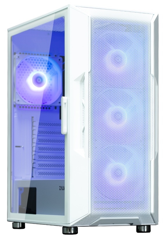 Компьютерный корпус ZALMAN I3 NEO ARGB WHITE, ATX, WHITE, FRONT MESH, WINDOW, 2x3.5", 3x2.5", 1xUSB2