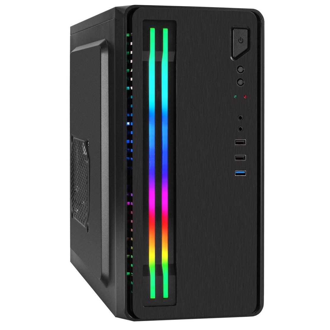 Компьютерный корпус Minitower ExeGate mEVO-7805-XP600 (mATX, БП XP600 с вент. 12см, 2*USB+1*USB3.0,