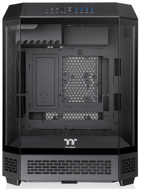 Корпус Thermaltake The Tower 600 Black черный без БП ATX 13x120mm 9x140mm 4xUSB3.0 audio bott PSU
