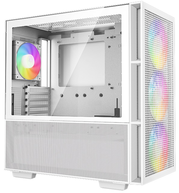 Компьютерный корпус Deepcool CH560 WH без БП, боковое окно (закаленное стекло)