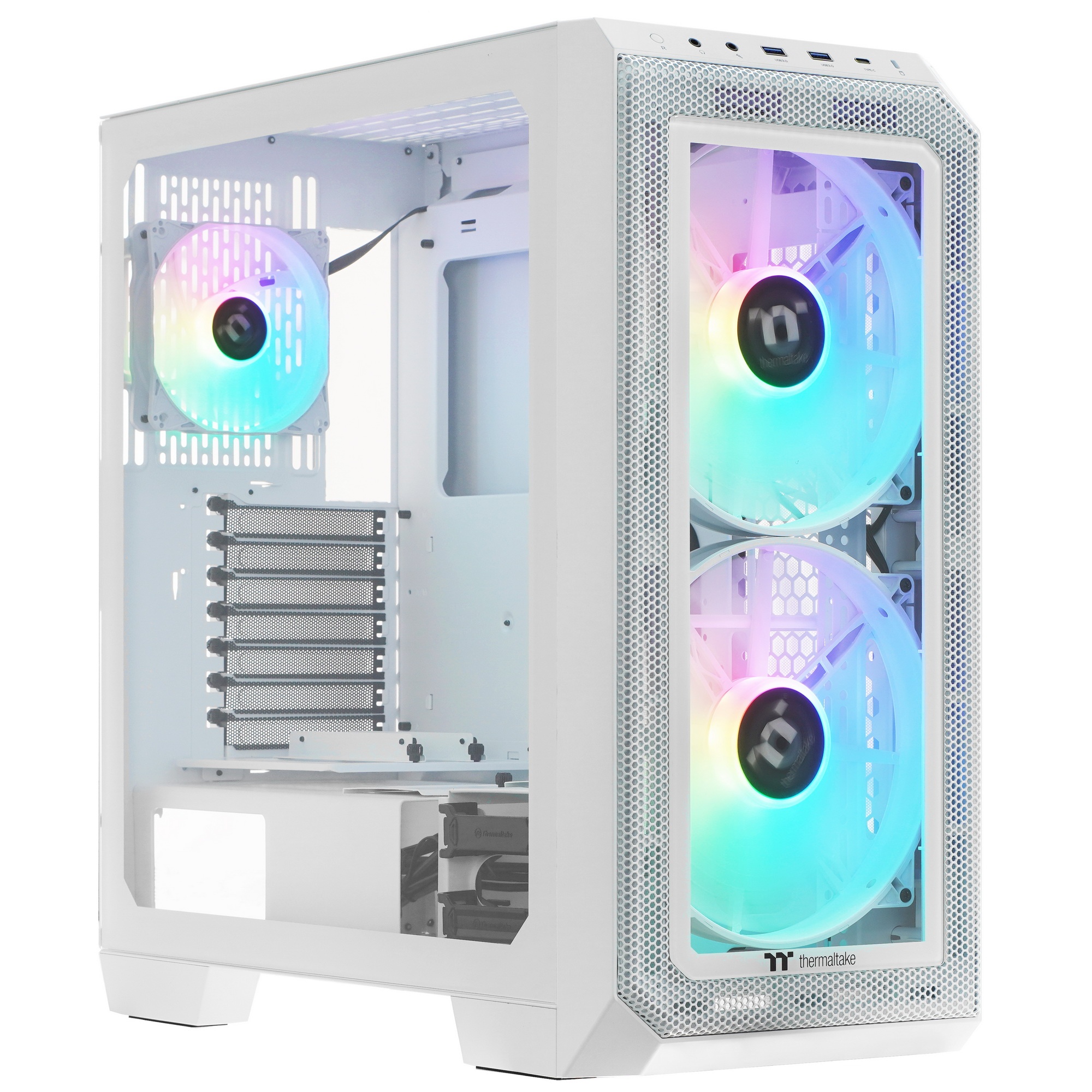 Компьютерный корпус Thermaltake View 300 MX белый без БП ATX 6x120mm 6x140mm 3x200mm 2xUSB2.0 1xUSB3