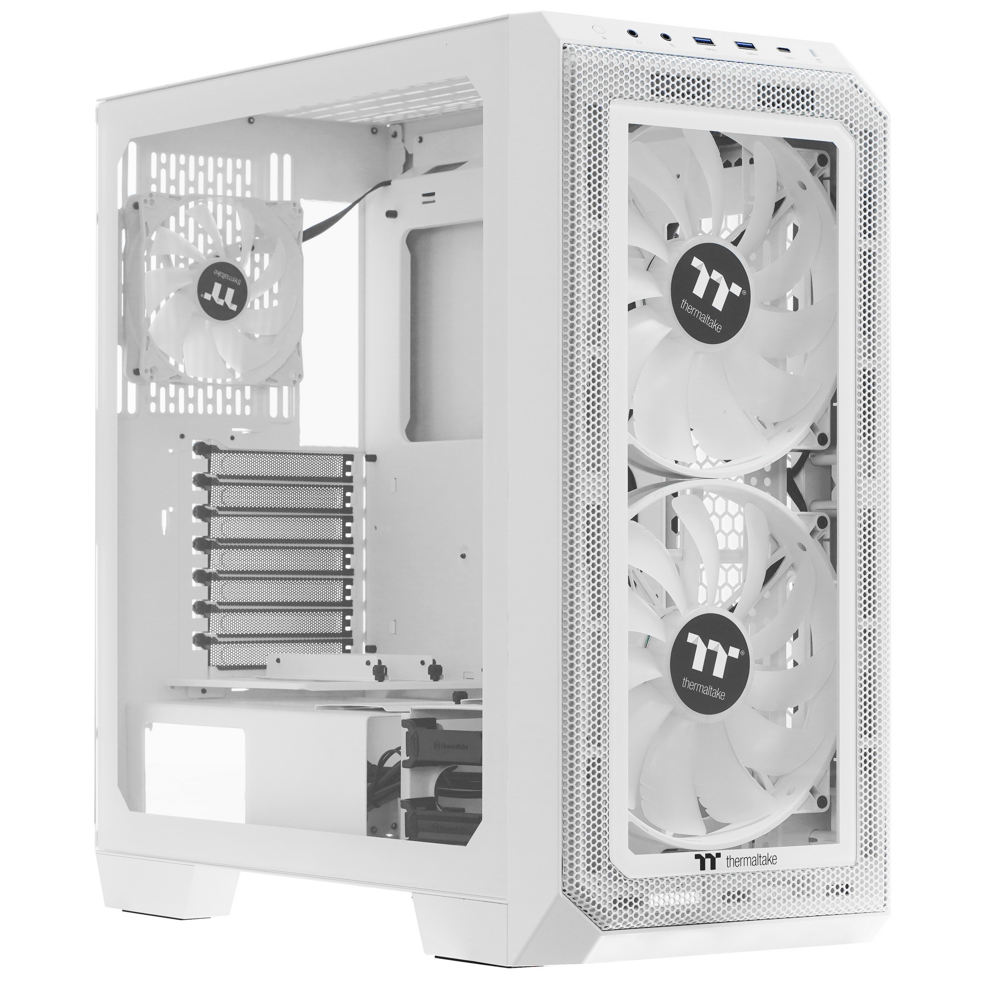 Компьютерный корпус Thermaltake View 300 MX белый без БП ATX 6x120mm 6x140mm 3x200mm 2xUSB2.0 1xUSB3
