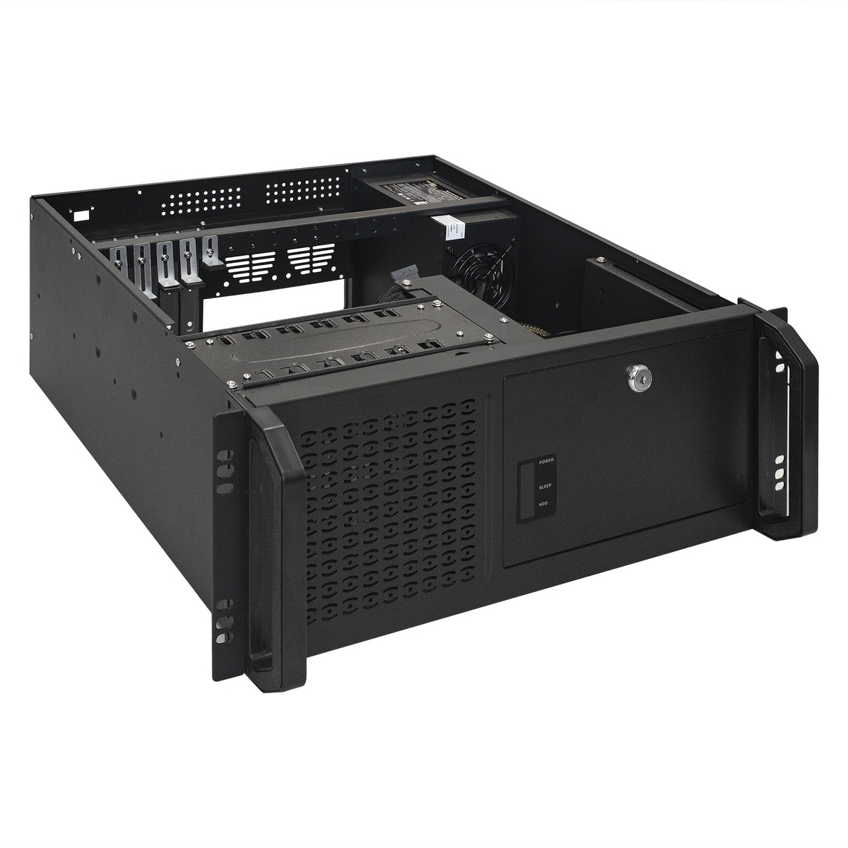 Серверный корпус ExeGate Pro EX293225RUS 4U450-16/4U4019S RM 19", высота 4U, глубина 450, БП 600RAD