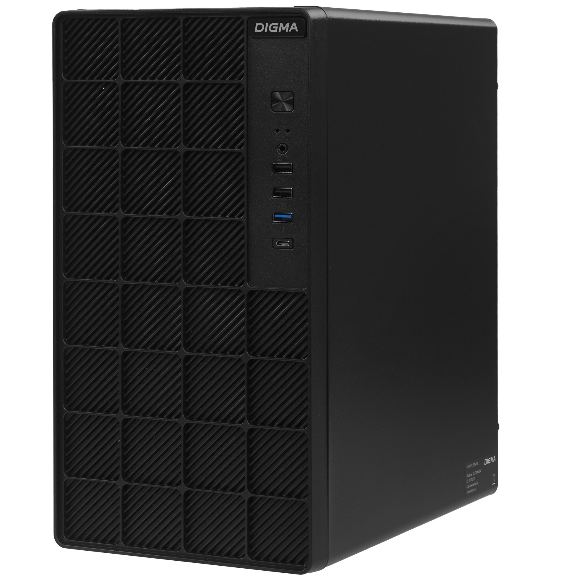 Корпус Digma DCC-MN304 черный без БП mATX 2x120mm 2xUSB2.0 1xUSB3.0 audio