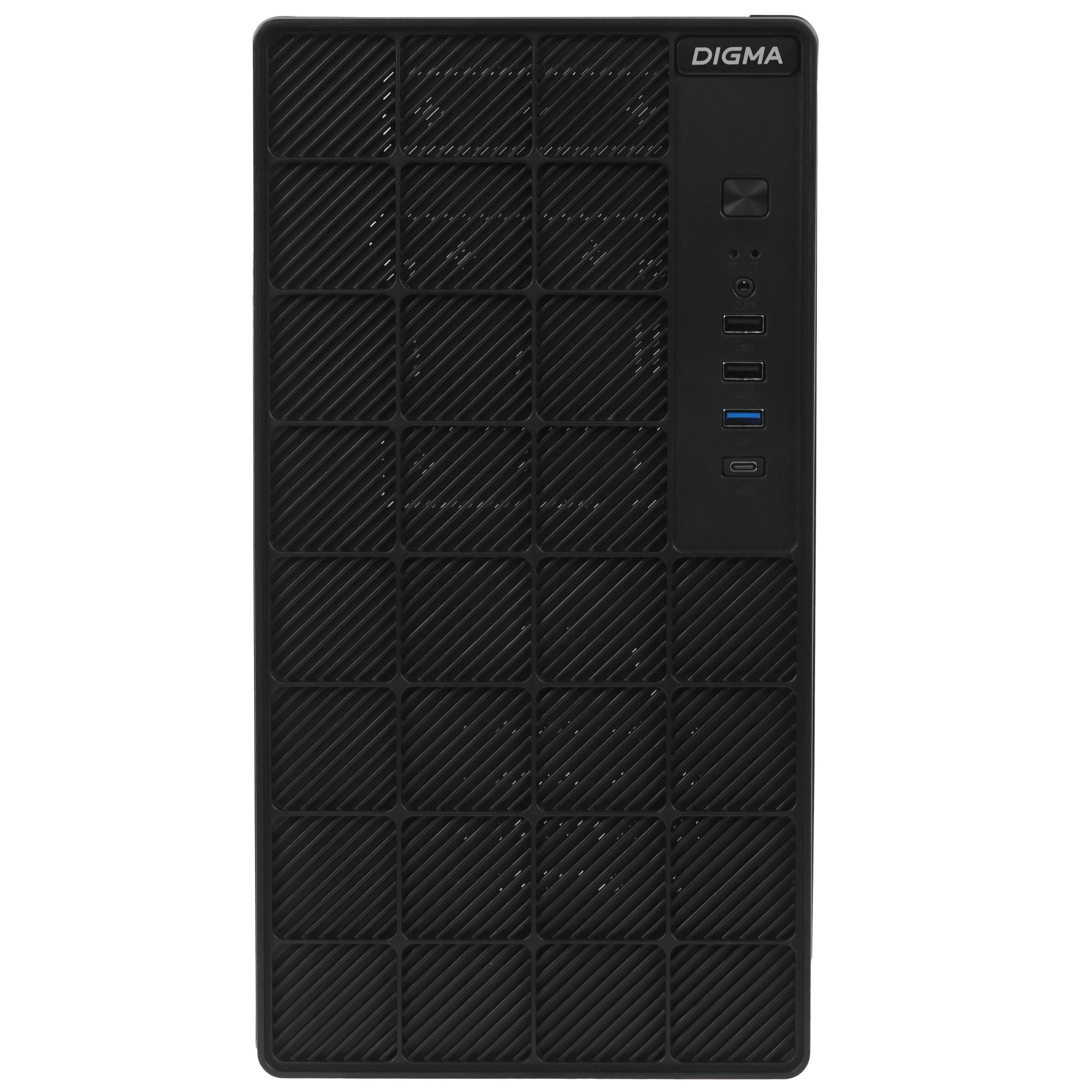 Корпус Digma DCC-MN304 черный без БП mATX 2x120mm 2xUSB2.0 1xUSB3.0 audio