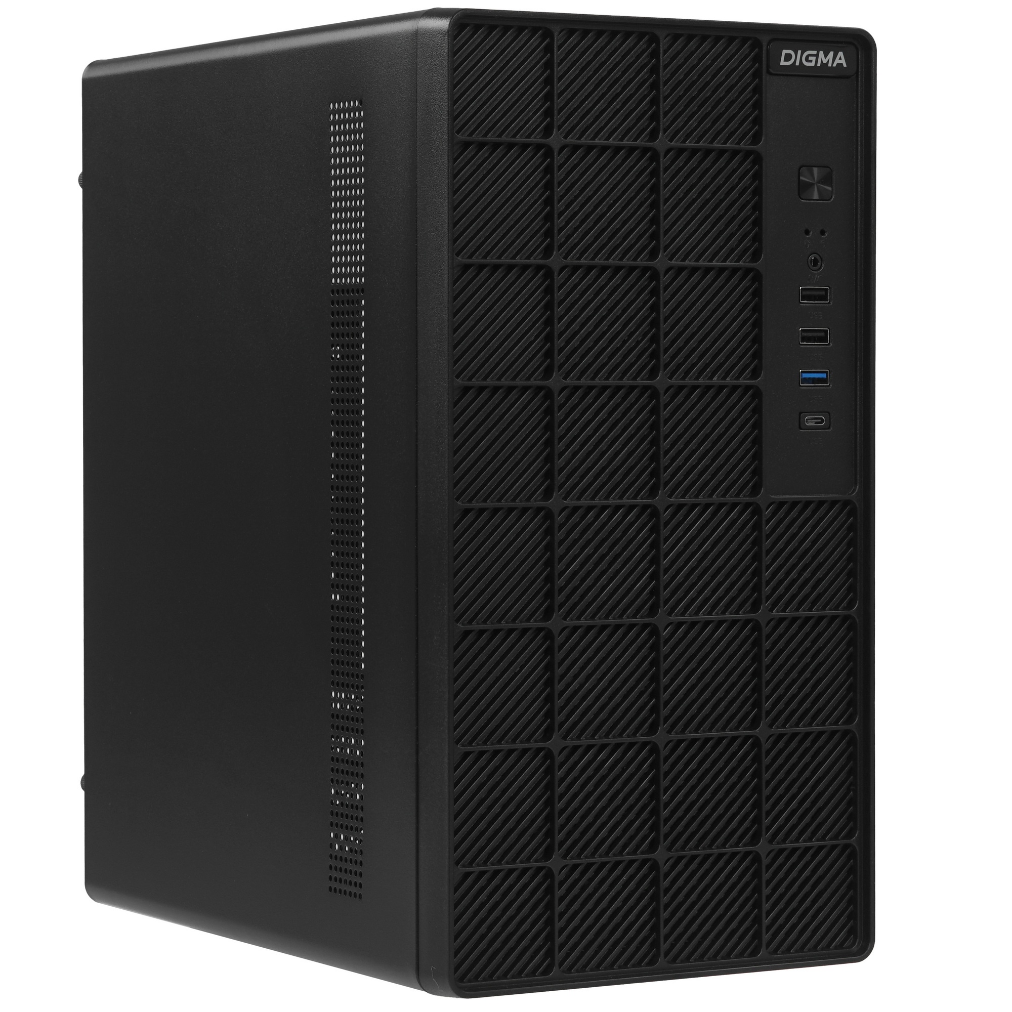 Корпус Digma DCC-MN304 черный без БП mATX 2x120mm 2xUSB2.0 1xUSB3.0 audio