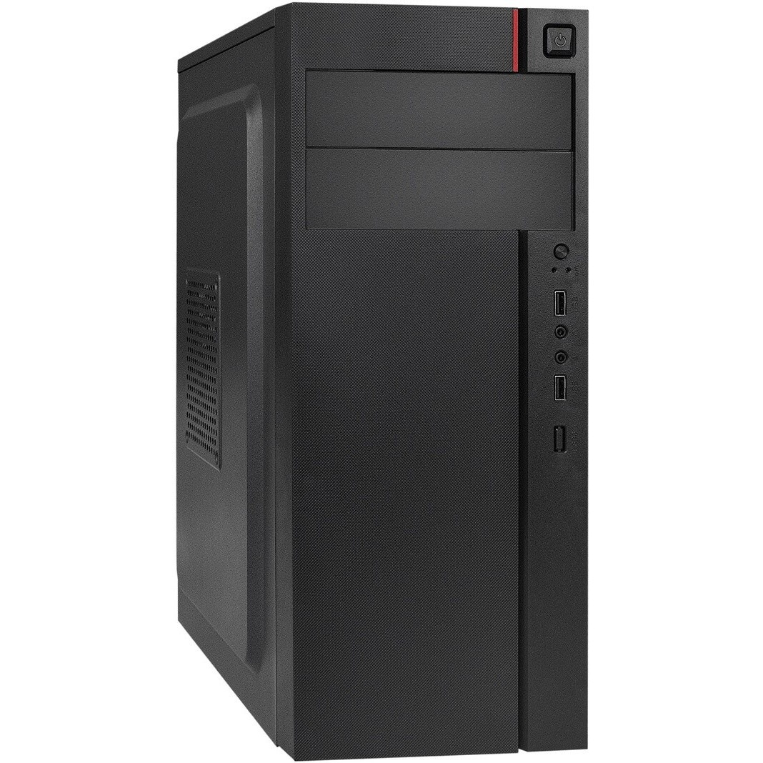Компьютерный корпус ExegateEX269435RUSMiditower UN-604 Black, ATX,  2*USB+2*USB3.0, Au