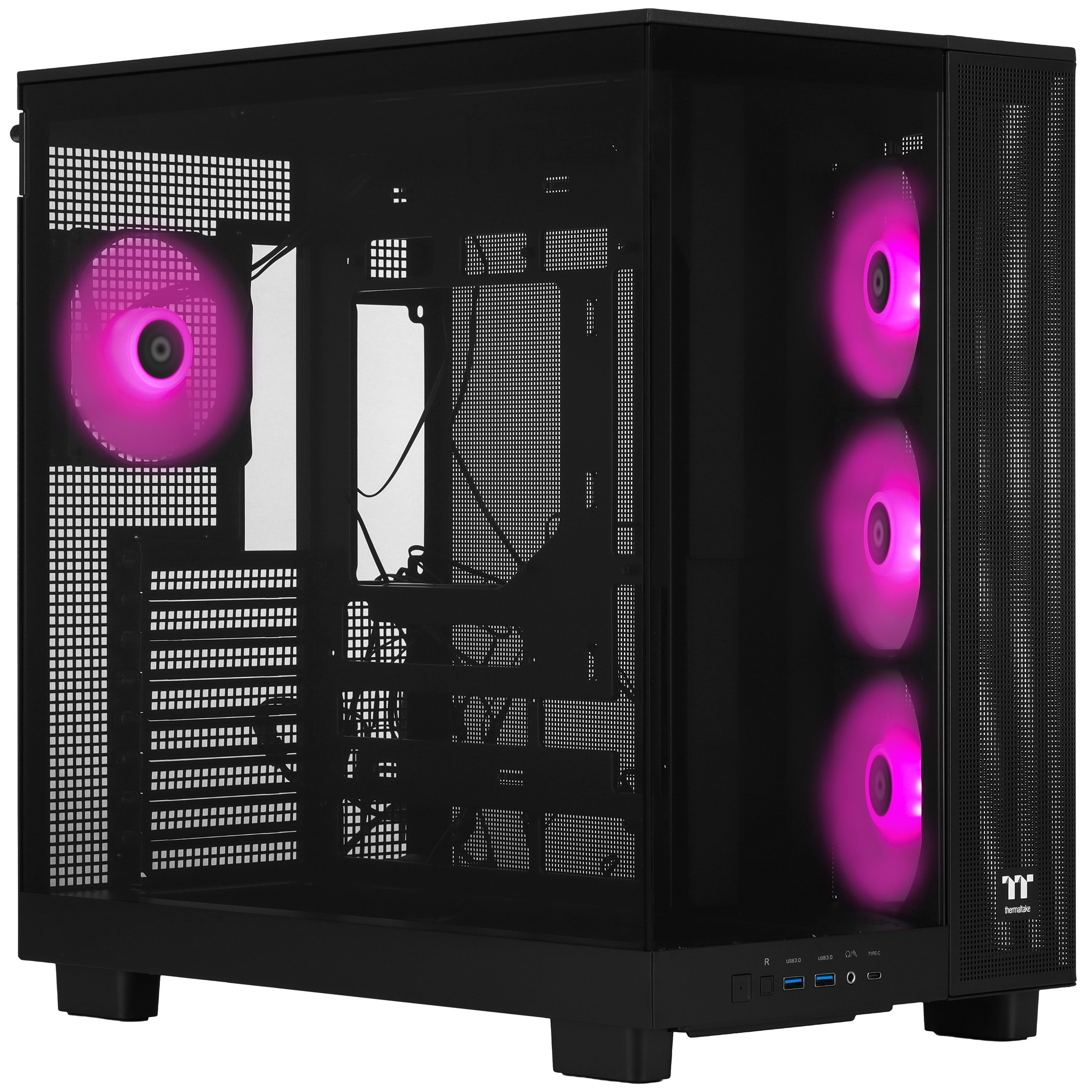 Корпус Thermaltake View 380 XL TG ARGB черный без БП E-ATX 2x120mm 2xUSB3.0 audio bott PSU