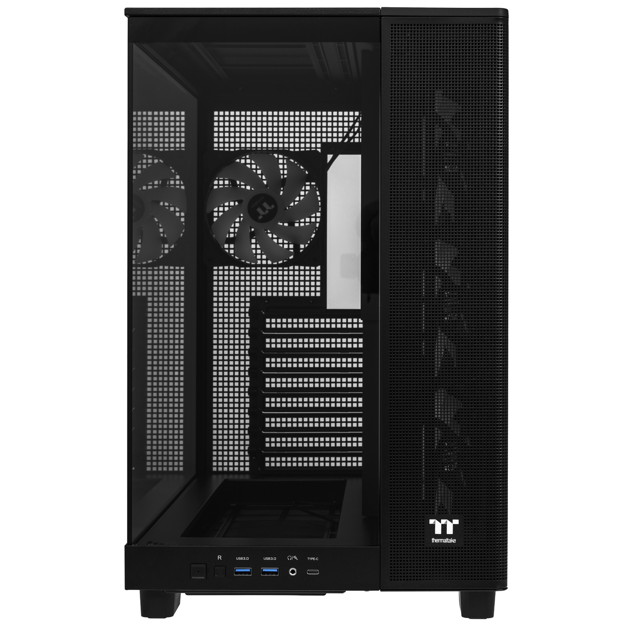 Корпус Thermaltake View 380 XL TG ARGB черный без БП E-ATX 2x120mm 2xUSB3.0 audio bott PSU