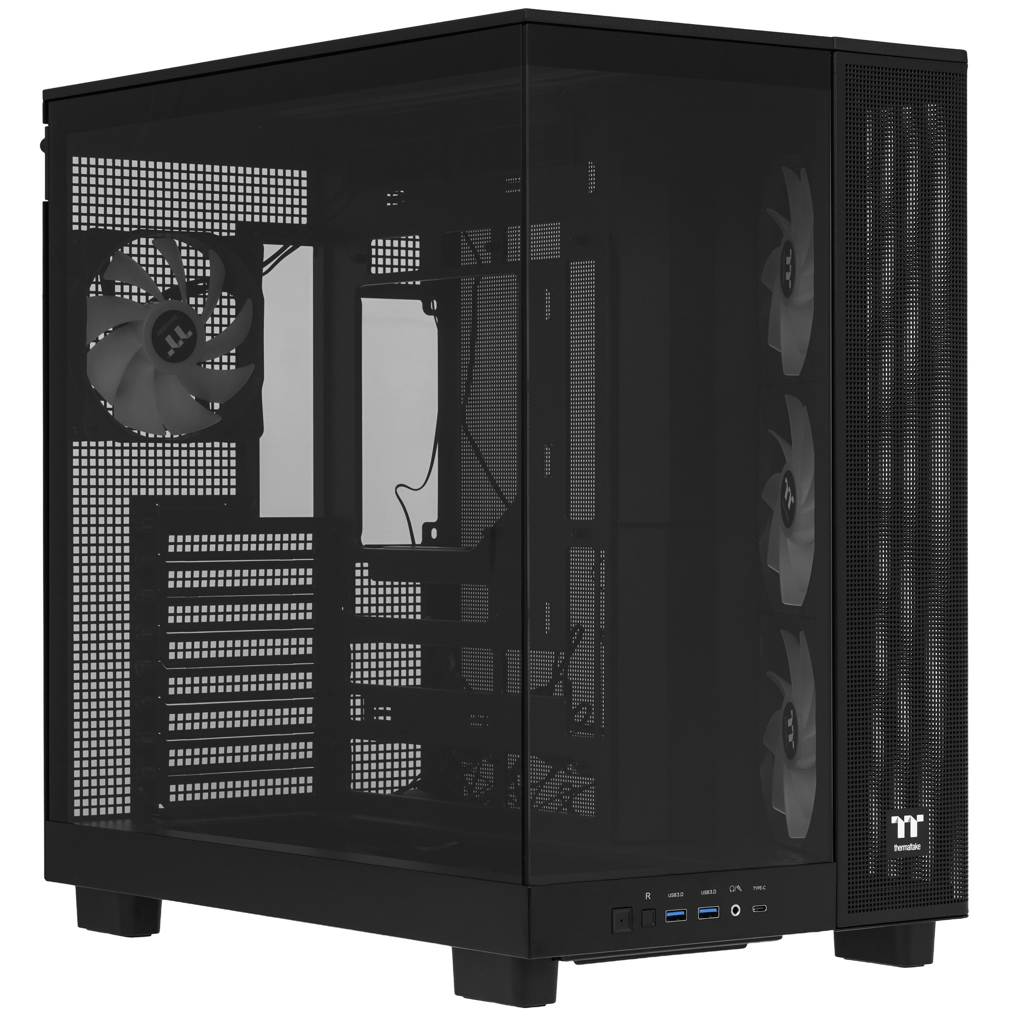 Корпус Thermaltake View 380 XL TG ARGB черный без БП E-ATX 2x120mm 2xUSB3.0 audio bott PSU