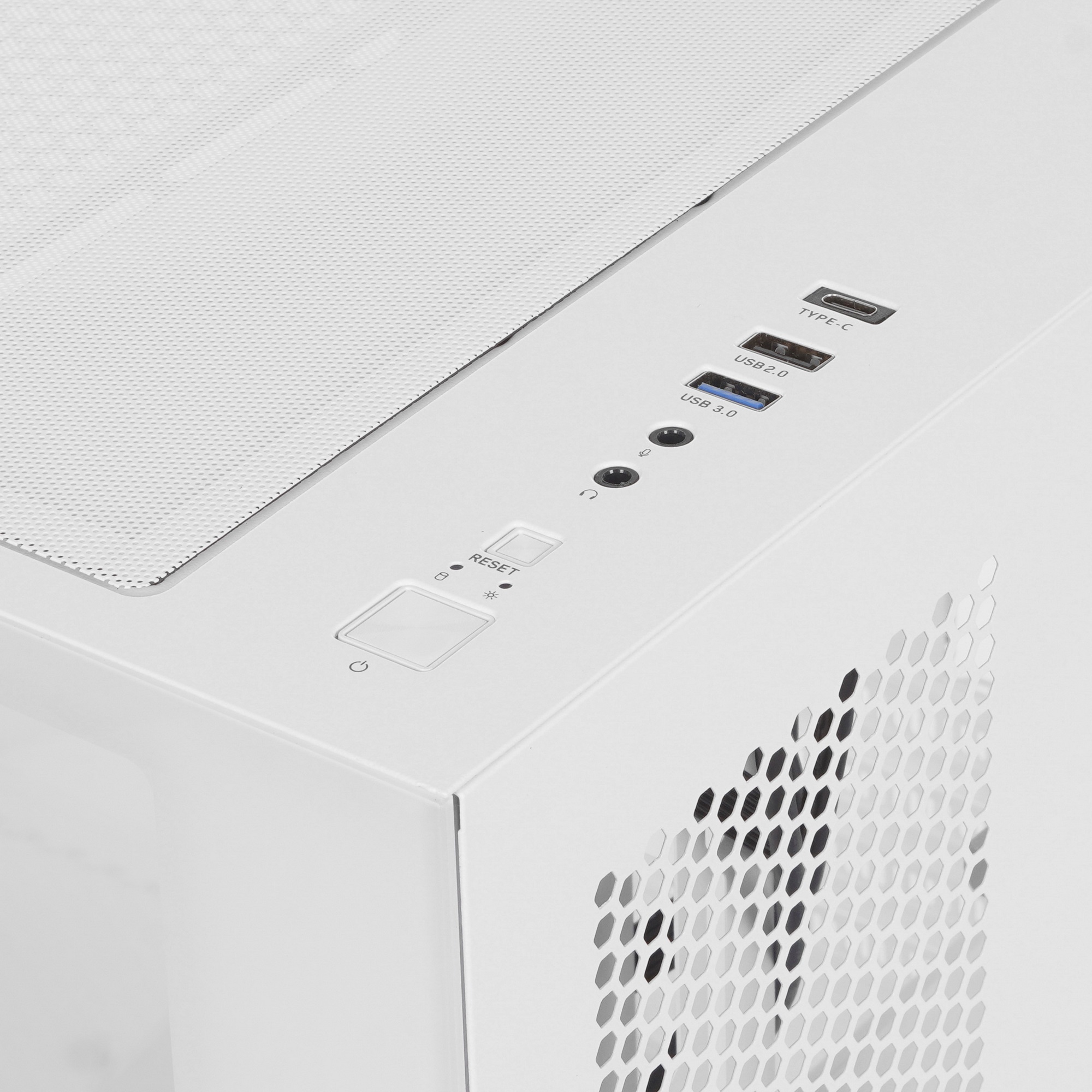 Компьютерный корпус Bloody BD-CC105 белый без БП mATX 5x120mm 1xUSB2.0 1xUSB3.0 audio bott PSU
