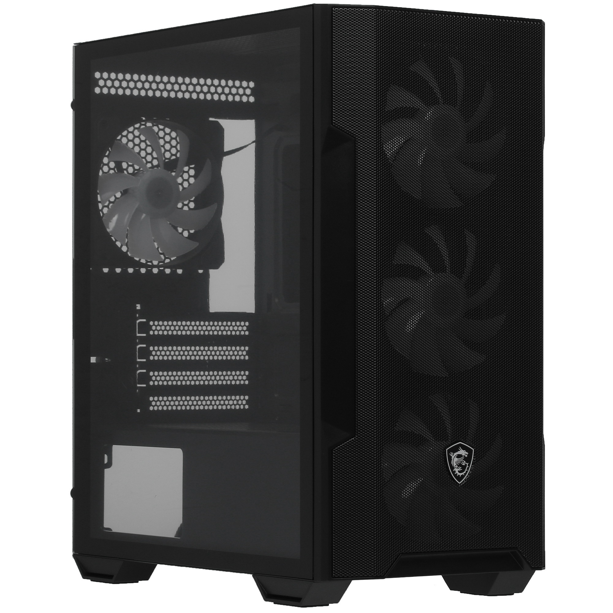 Компьютерный корпус MSI MAG FORGE M100R  1xUSB 3.0, 2xUSB 2.0, 4x120mm ARGB Fan, ARGB Control Board,