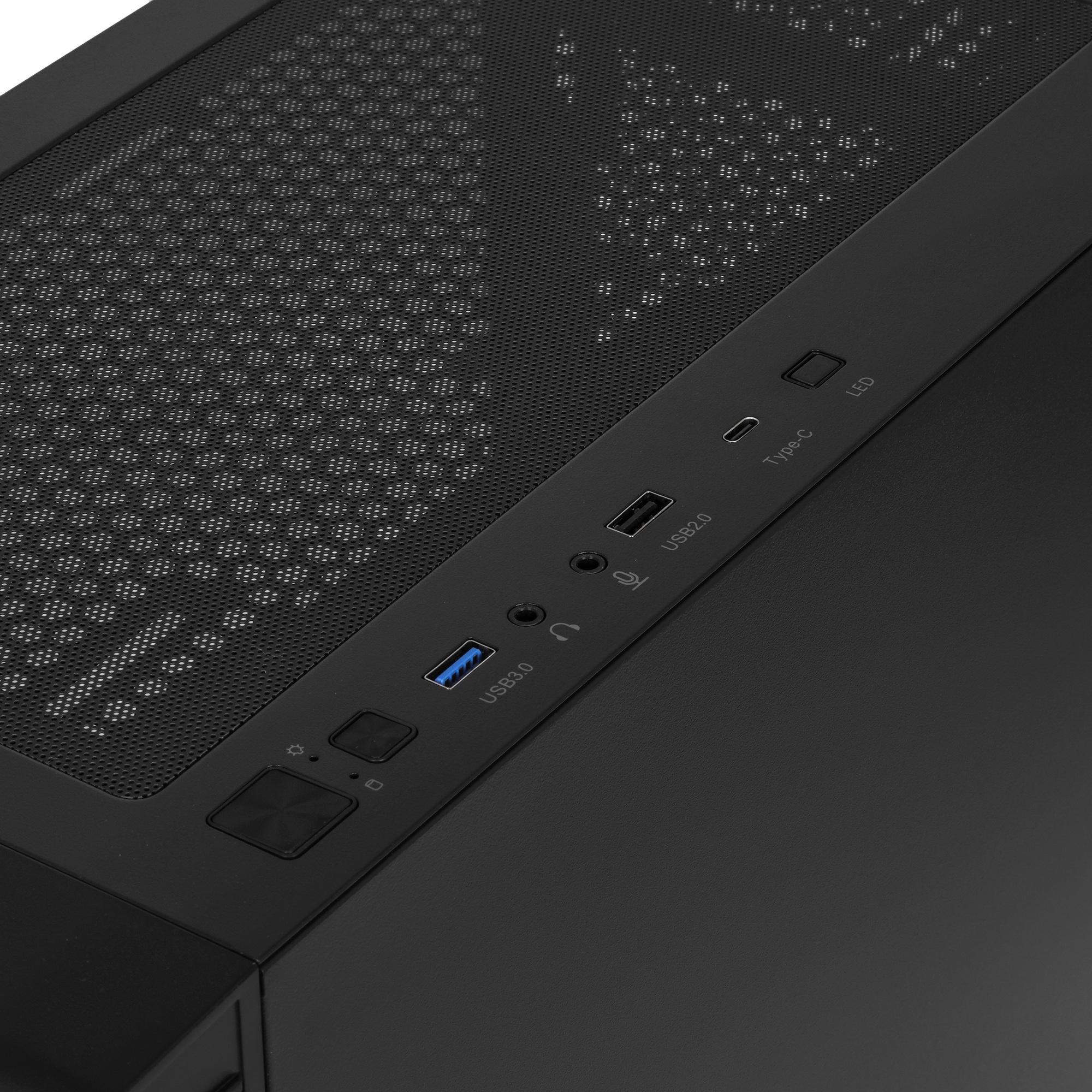 Корпус Bloody BD-CC115 черный без БП ATX 8x120mm 1xUSB2.0 1xUSB3.0 audio bott PSU