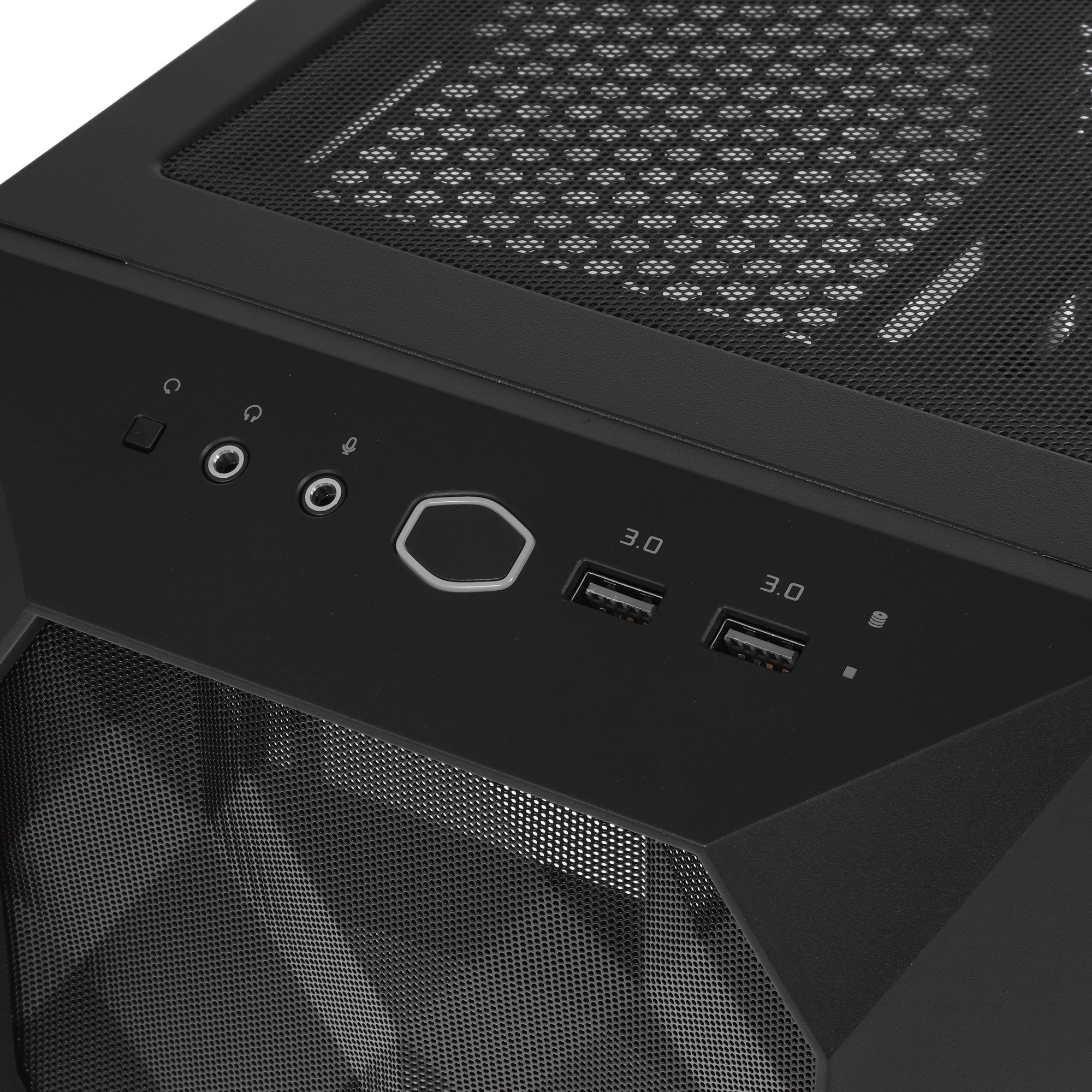 Компьютерный корпус Cooler Master MasterCase TD300 Mesh, USB3.0x2, 2x120ARGBFans, Black, mATX, w/o P