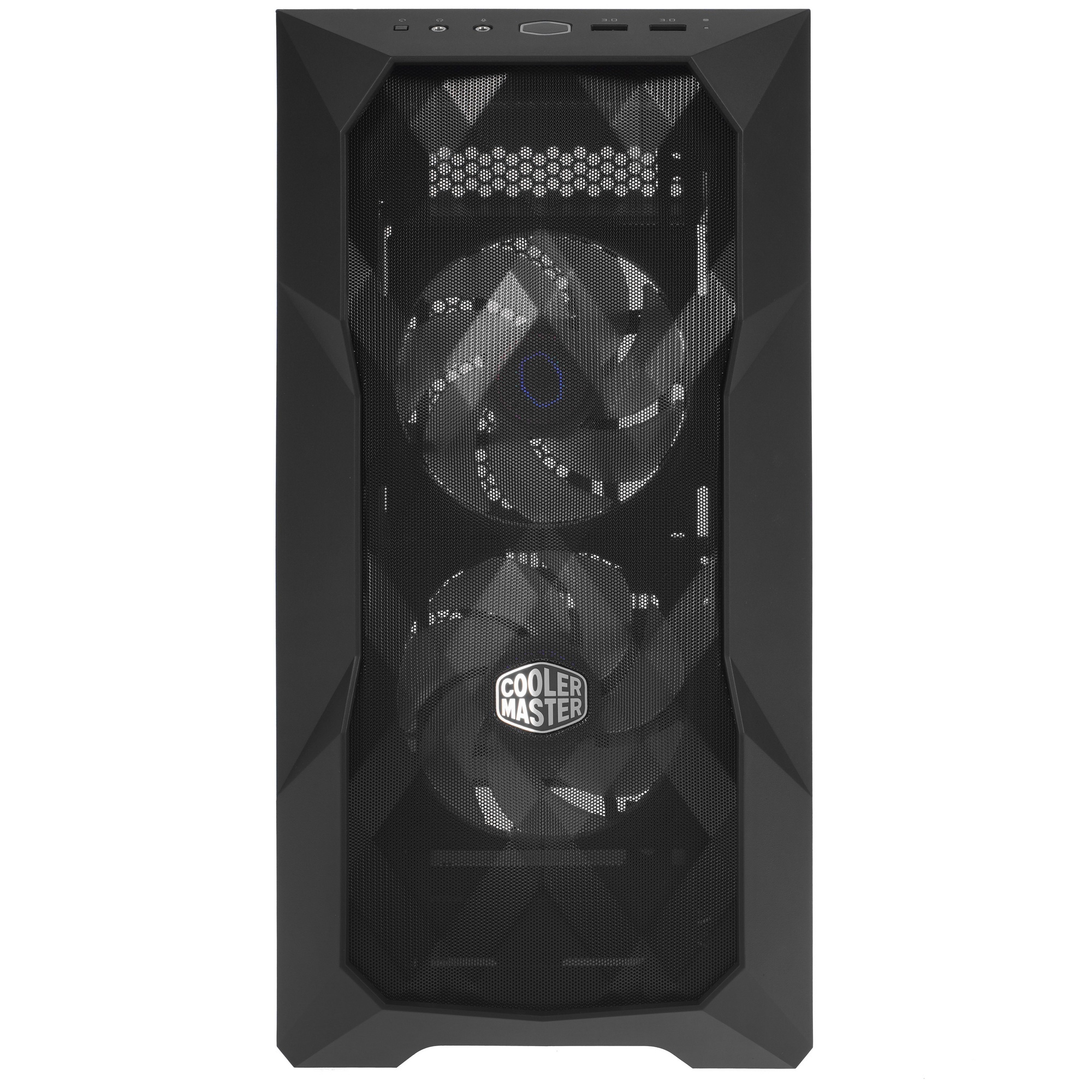 Компьютерный корпус Cooler Master MasterCase TD300 Mesh, USB3.0x2, 2x120ARGBFans, Black, mATX, w/o P