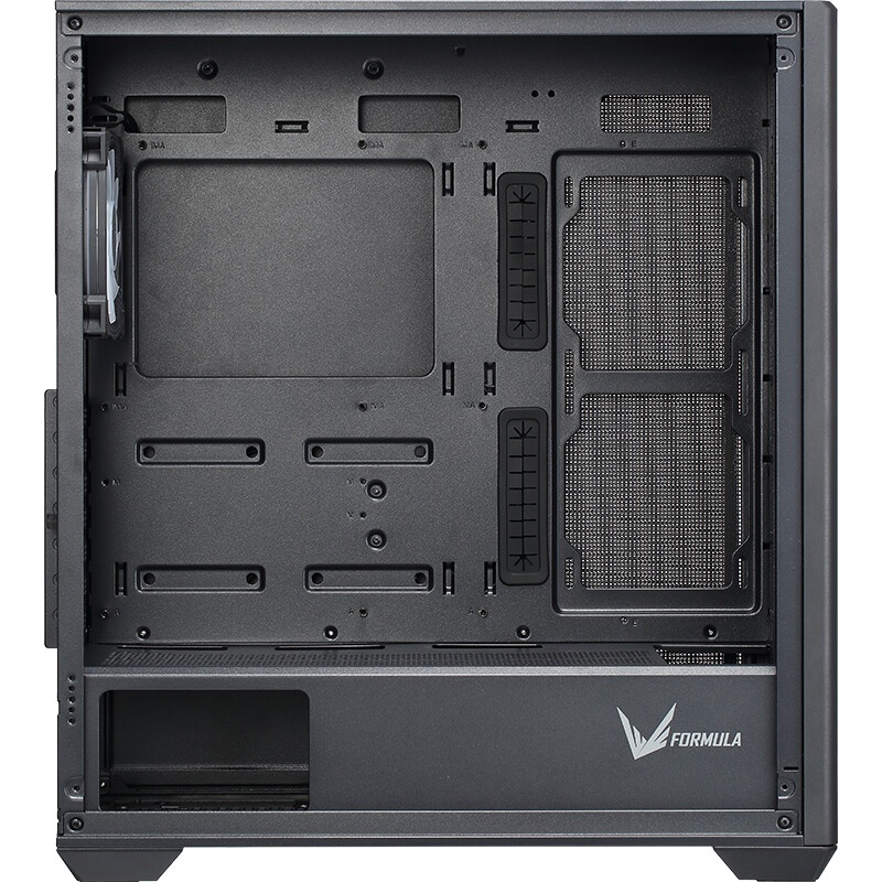 Корпус SOEYI «AX1-B10 SOEYI ATX case with black coating front panel with flat small mesh, without»