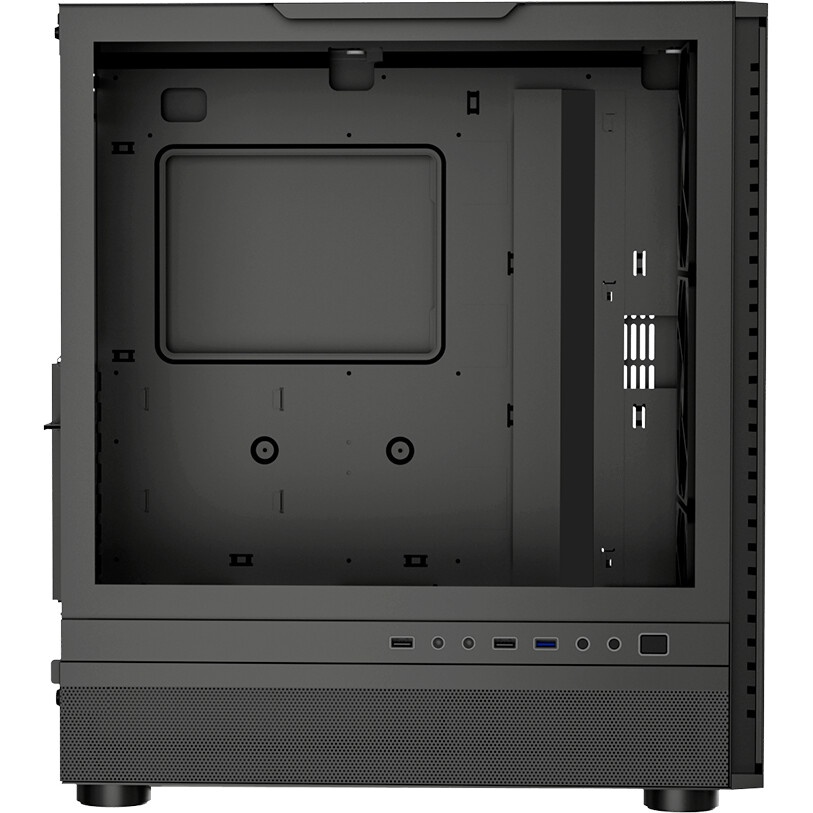Корпус SOEYI «AX1-B10 SOEYI ATX case with black coating front panel with flat small mesh, without»