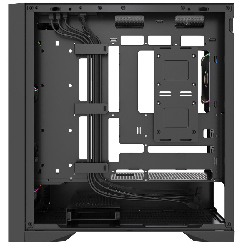 Корпус SOEYI «AX1-B10 SOEYI ATX case with black coating front panel with flat small mesh, without»