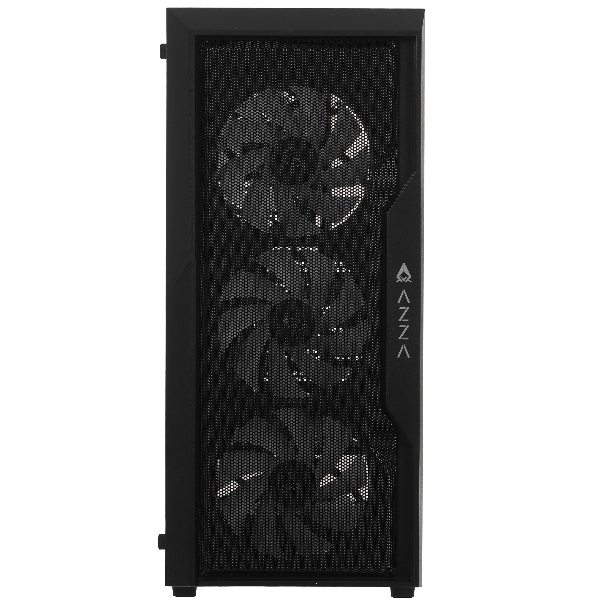 Корпус Azza Fighter черный без БП ATX 4x120mm 2x140mm 2xUSB2.0 1xUSB3.0 audio bott PSU