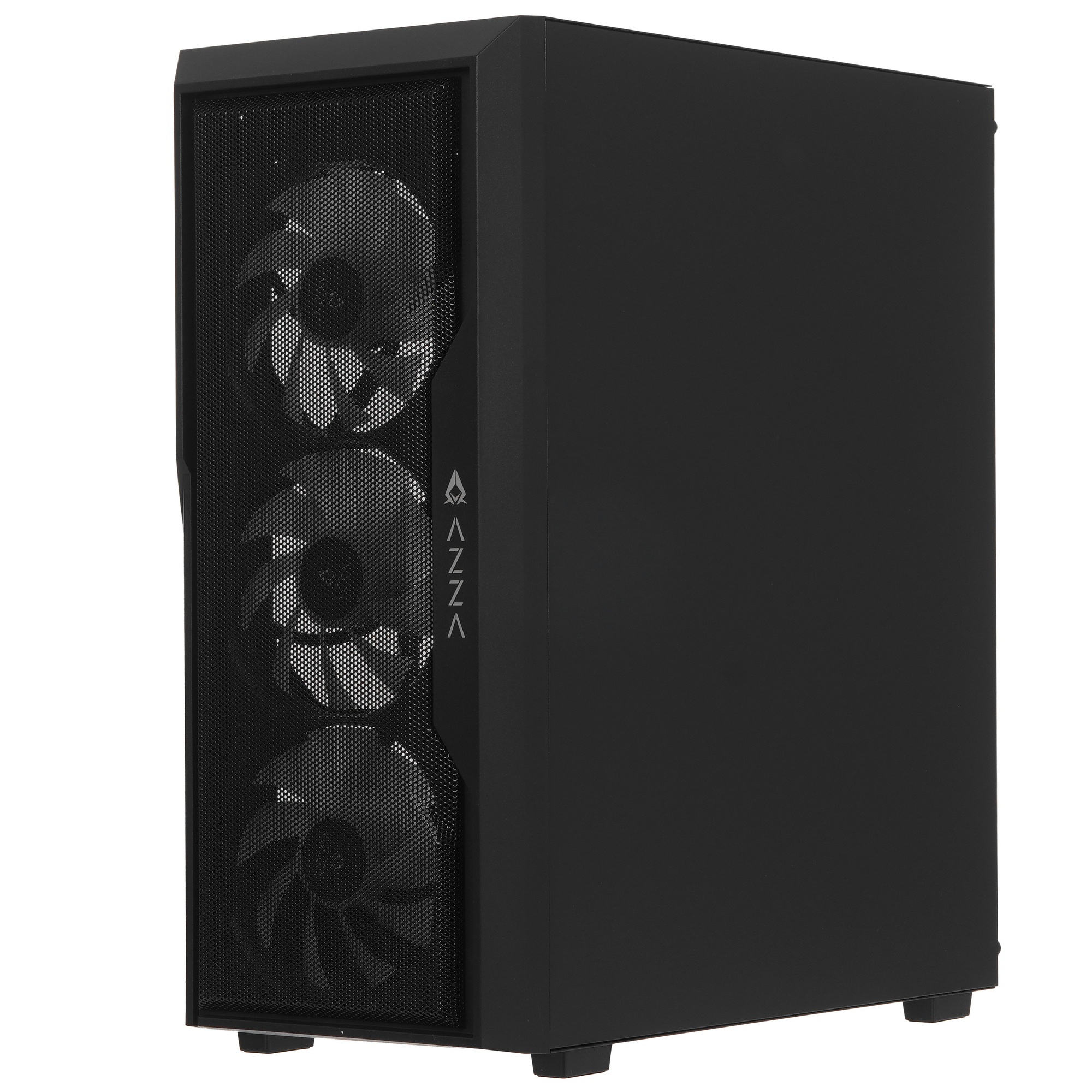 Корпус Azza Fighter черный без БП ATX 4x120mm 2x140mm 2xUSB2.0 1xUSB3.0 audio bott PSU