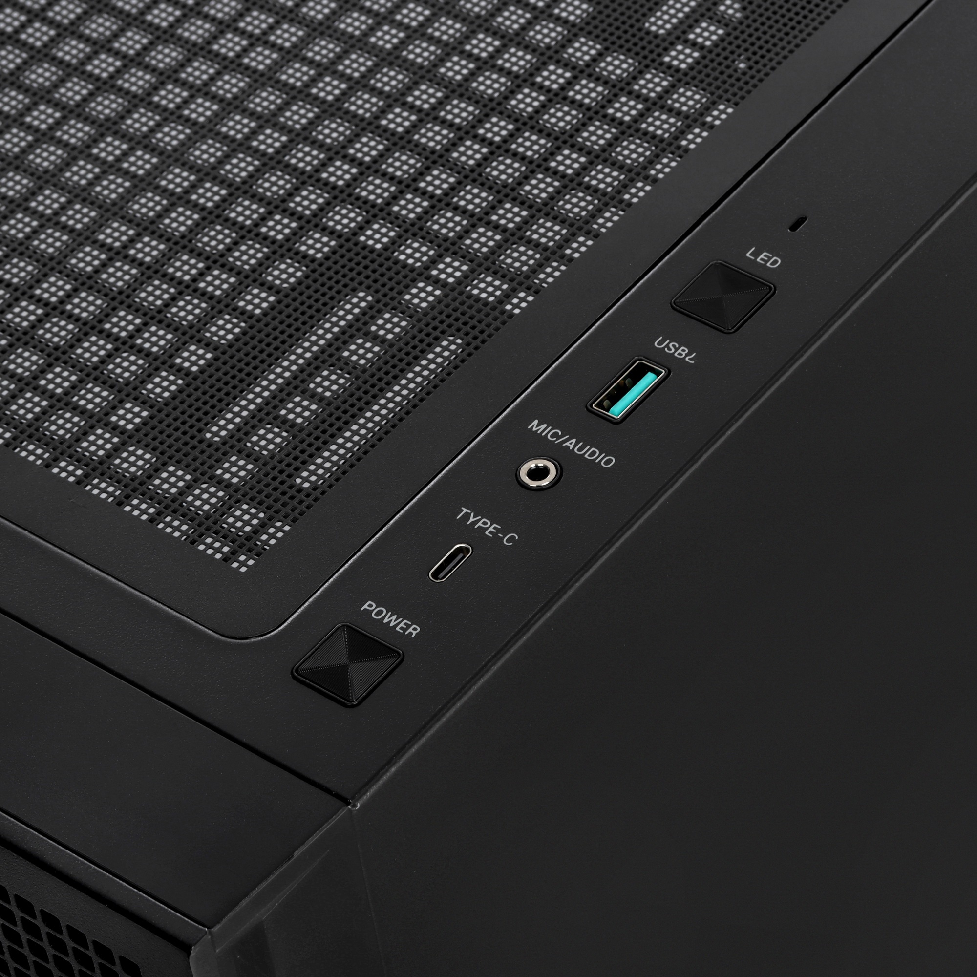 Компьютерный корпус Deepcool CH360 без БП, боковое окно (закаленное стекло), 2x140мм ARGB LED вентил
