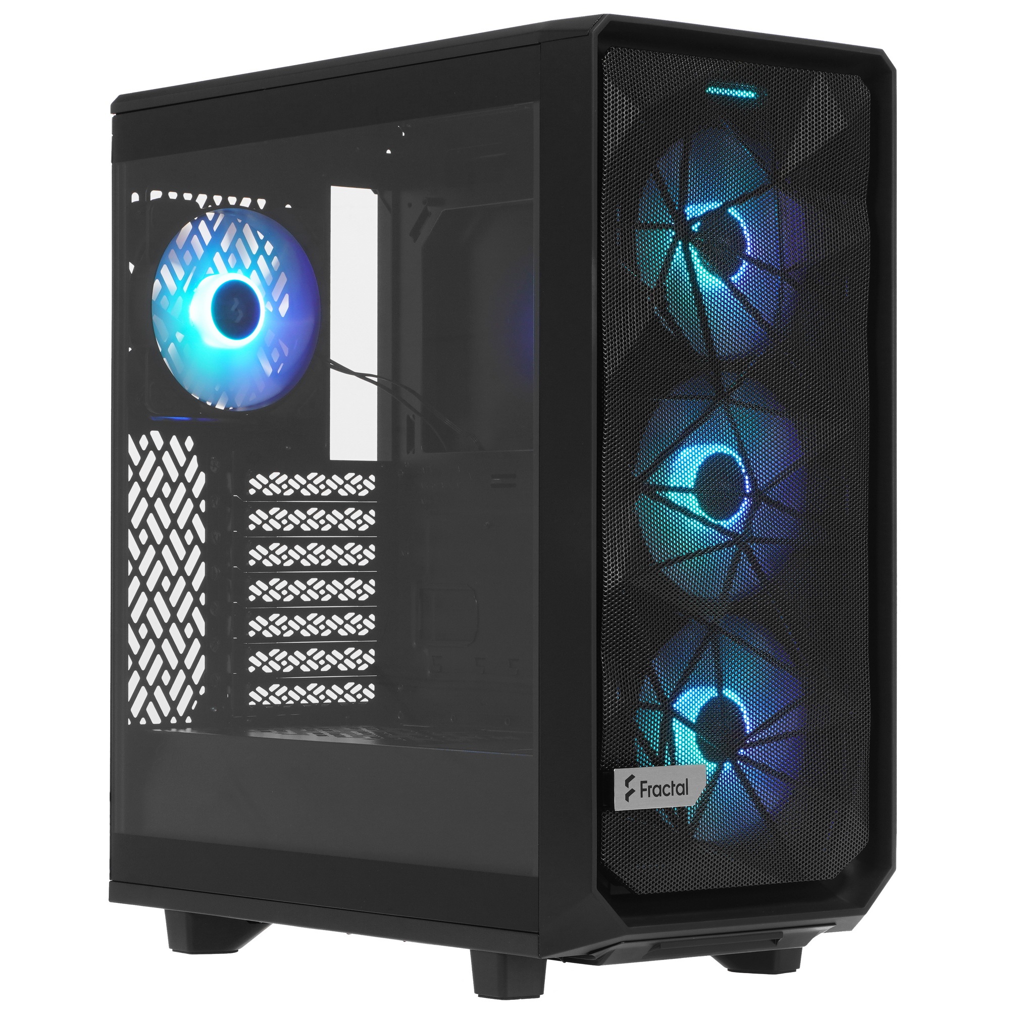 Корпус Fractal Design Meshify 2 Compact Lite RGB Black TG Light Tint / FD-C-MEL2C-05
