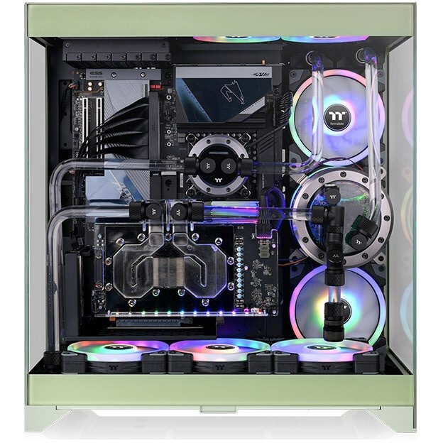 Компьютерный корпус Thermaltake CTE E550 TG Matcha Green (CA-1Z8-00MEWN-00)