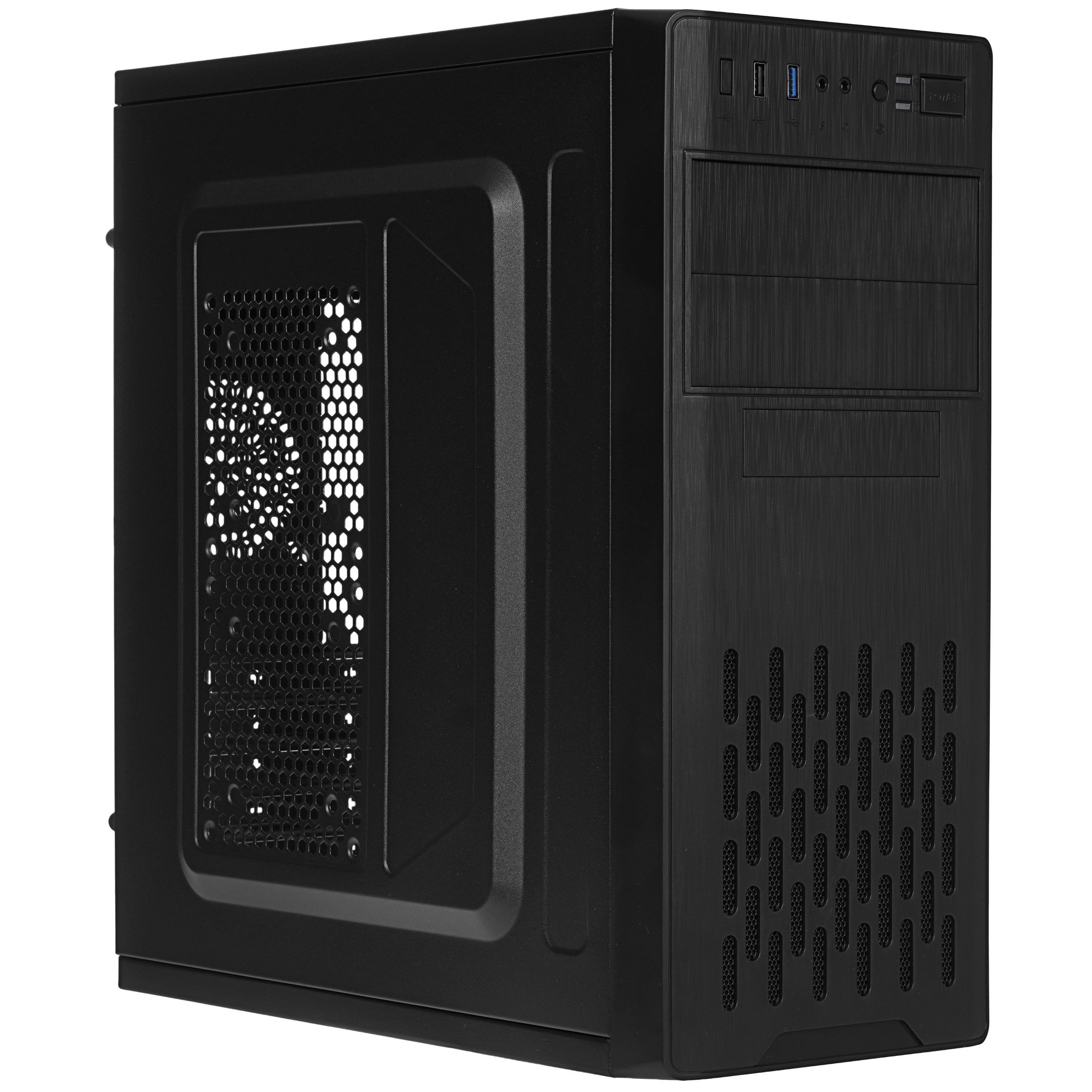 Компьютерный корпус Miditower ExeGate CP-606U (ATX, без БП, 1*USB+1*USB3.0, аудио)