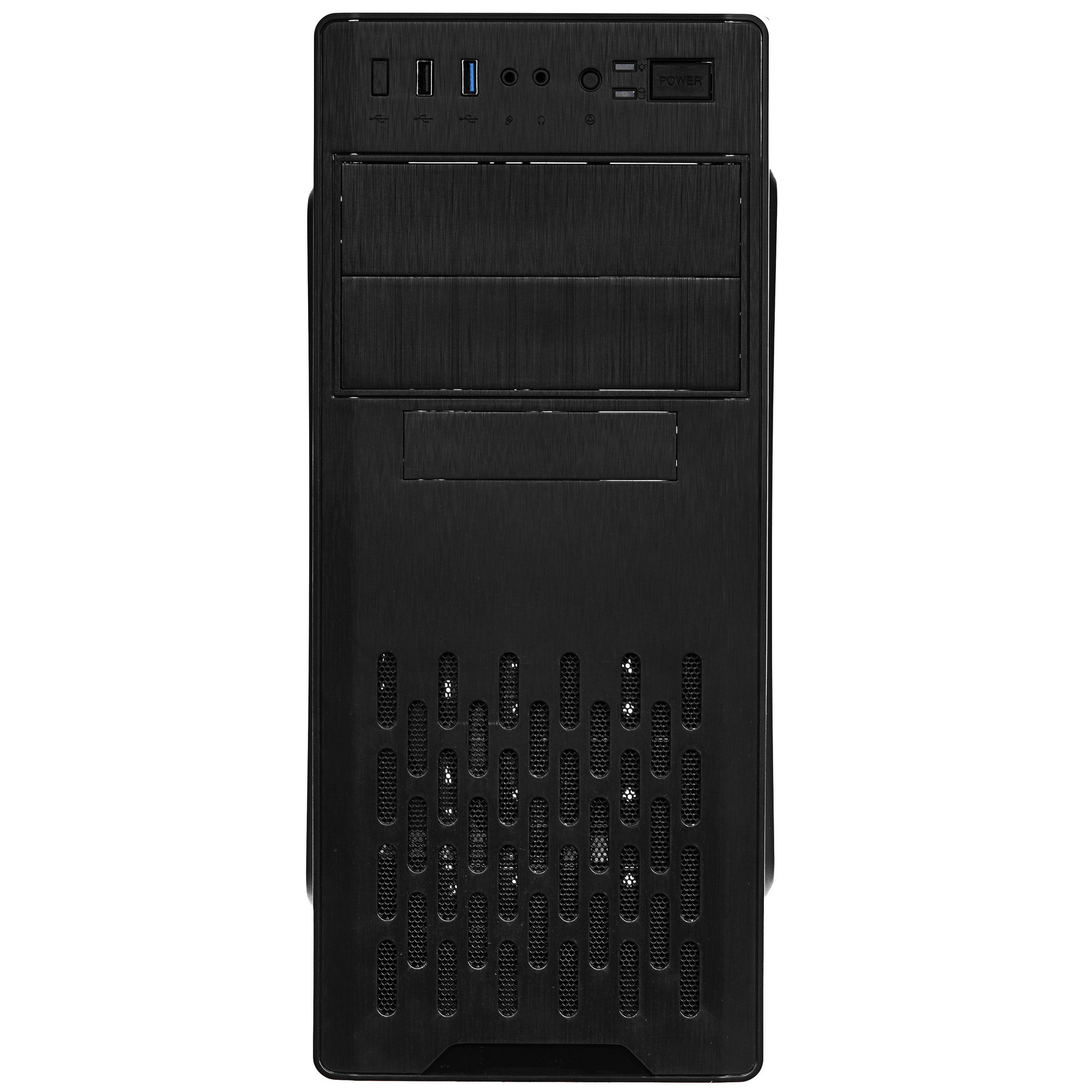 Компьютерный корпус Miditower ExeGate CP-606U (ATX, без БП, 1*USB+1*USB3.0, аудио)
