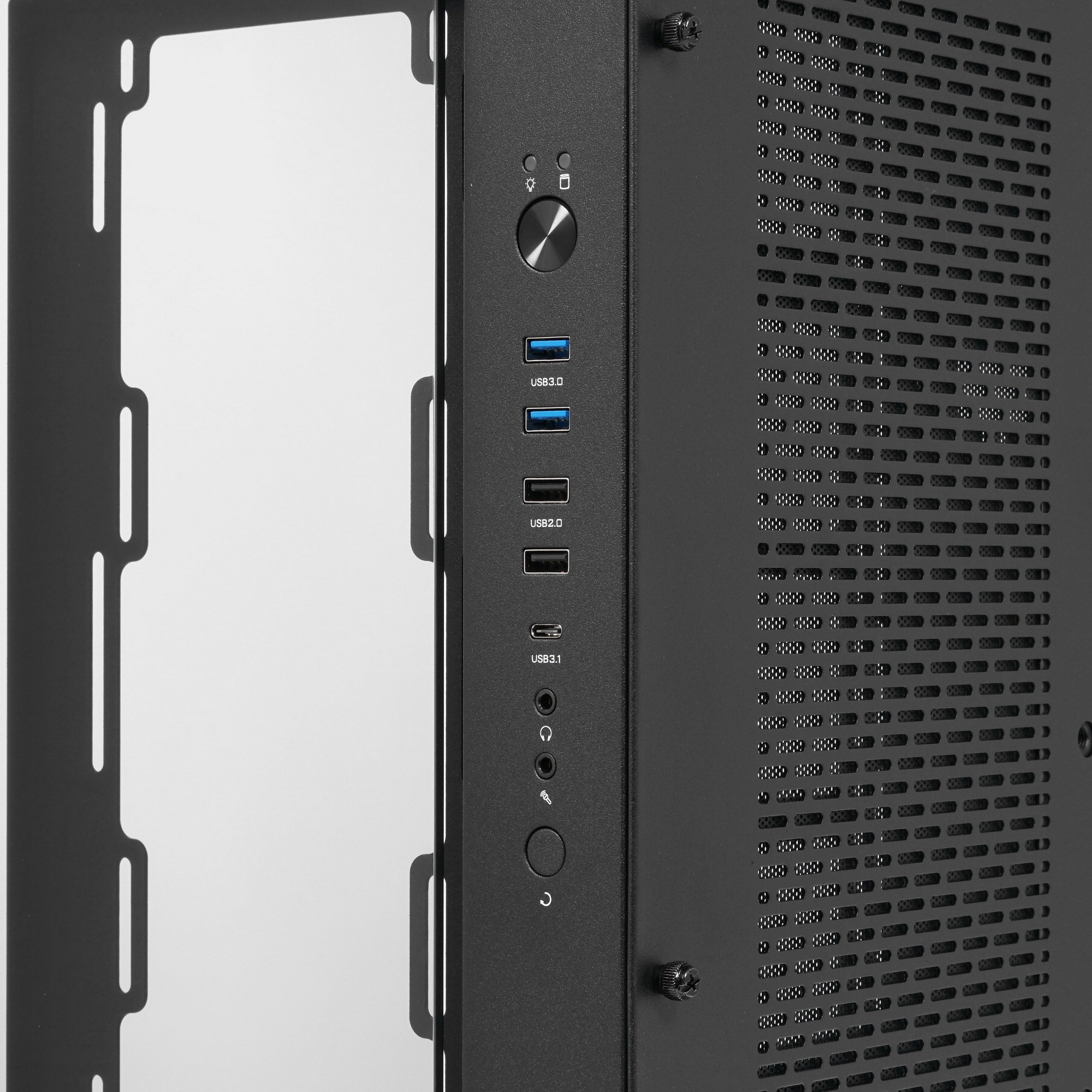 Корпус Thermaltake Core P8 TG Black CA-1Q2-00M1WN-00 Black/Wall Mount/SPCC/4mm Tempered Glass*3