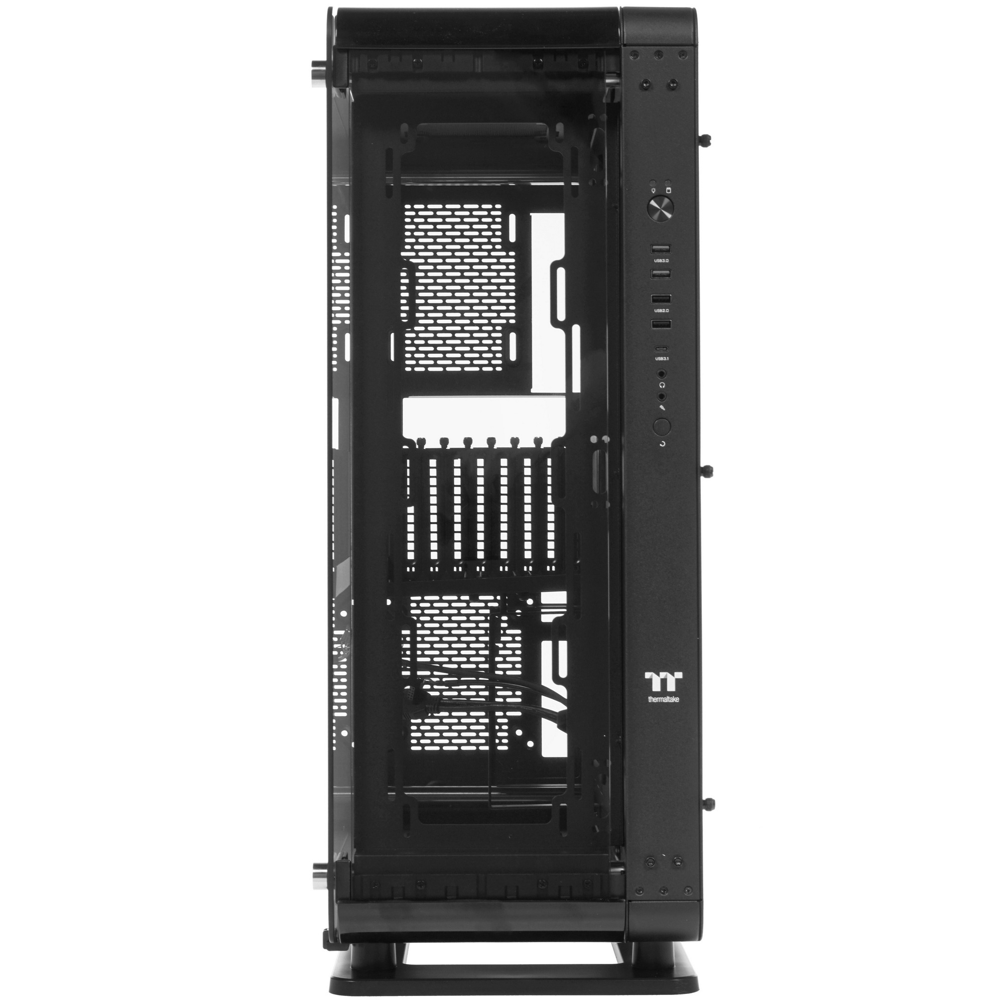 Корпус Thermaltake Core P8 TG Black CA-1Q2-00M1WN-00 Black/Wall Mount/SPCC/4mm Tempered Glass*3