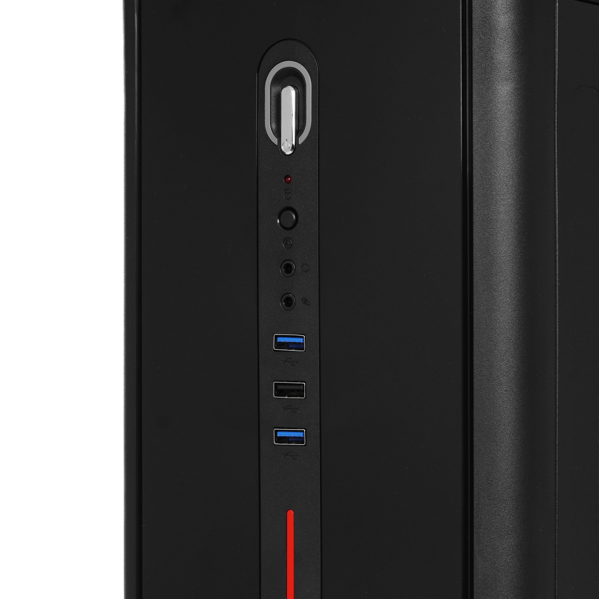 Компьютерный корпус Miditower ExeGate XP-340U (ATX, без БП, 1*USB+2*USB3.0, аудио)