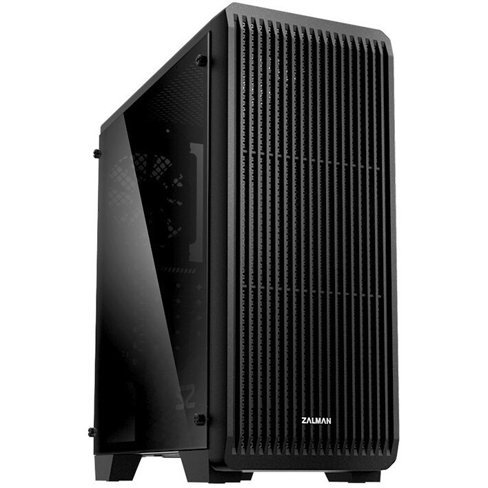 Компьютерный корпус ZALMAN S4, ATX, BLACK, WINDOW, 1x5.25", 4x3.5", 1x2.5", 2xUSB2.0, 1xUSB3.0, FRON