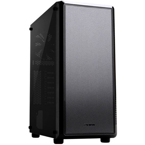 Компьютерный корпус ZALMAN S4, ATX, BLACK, WINDOW, 1x5.25", 4x3.5", 1x2.5", 2xUSB2.0, 1xUSB3.0, FRON