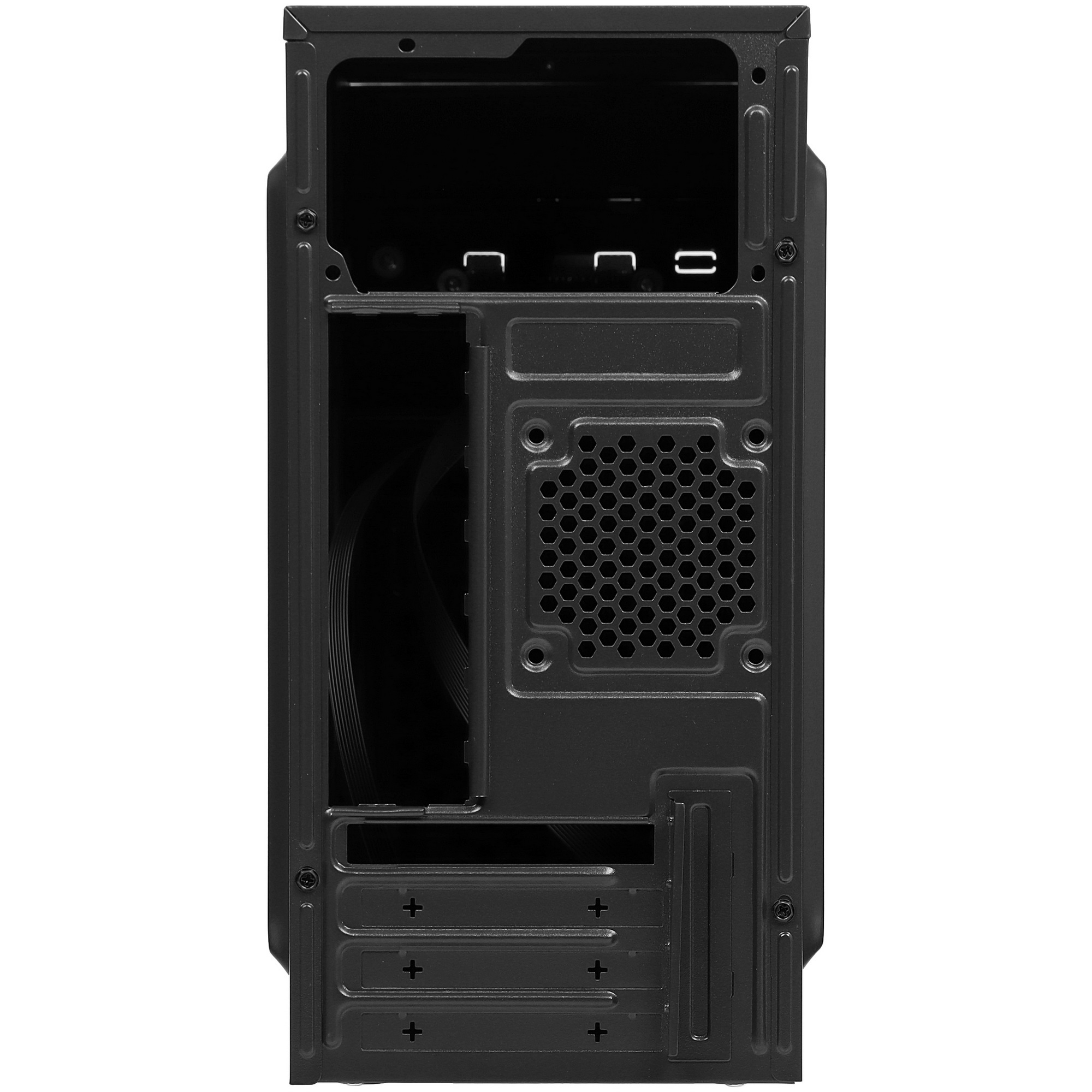 Компьютерный корпус Minitower ExeGate EX283056RUS BAA-106 Black, mATX, , 2*USB, Audio