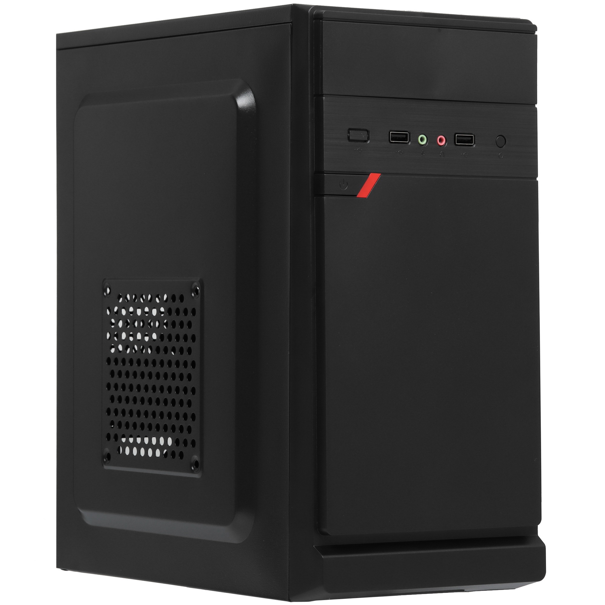 Компьютерный корпус Minitower ExeGate EX283056RUS BAA-106 Black, mATX, , 2*USB, Audio