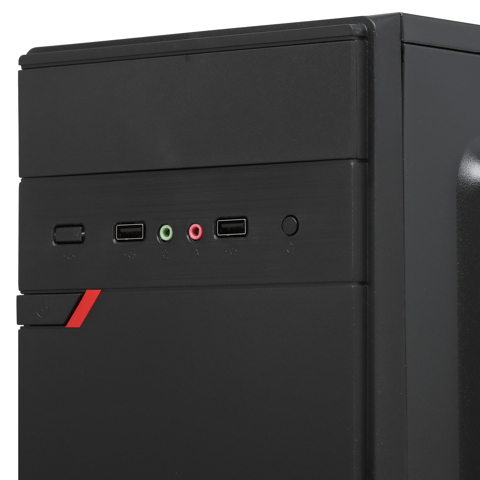 Компьютерный корпус Minitower ExeGate EX283056RUS BAA-106 Black, mATX, , 2*USB, Audio